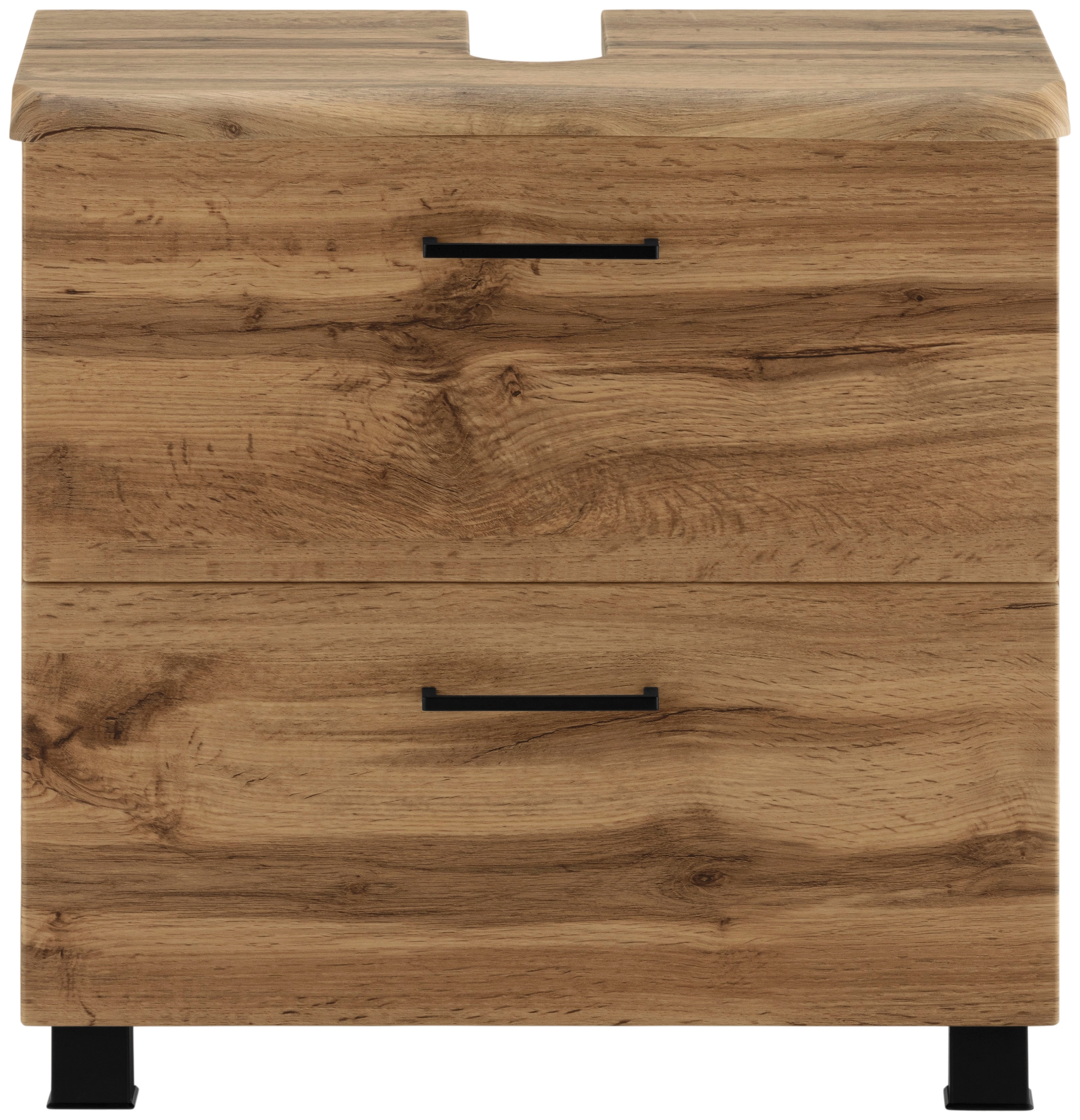 welltime Waschbeckenunterschrank »Trento, verschiedene Ausführungen und Farben«, Badmöbel, Breite 60 cm, Beckenunterschrank auf Füßen, Made in Germany