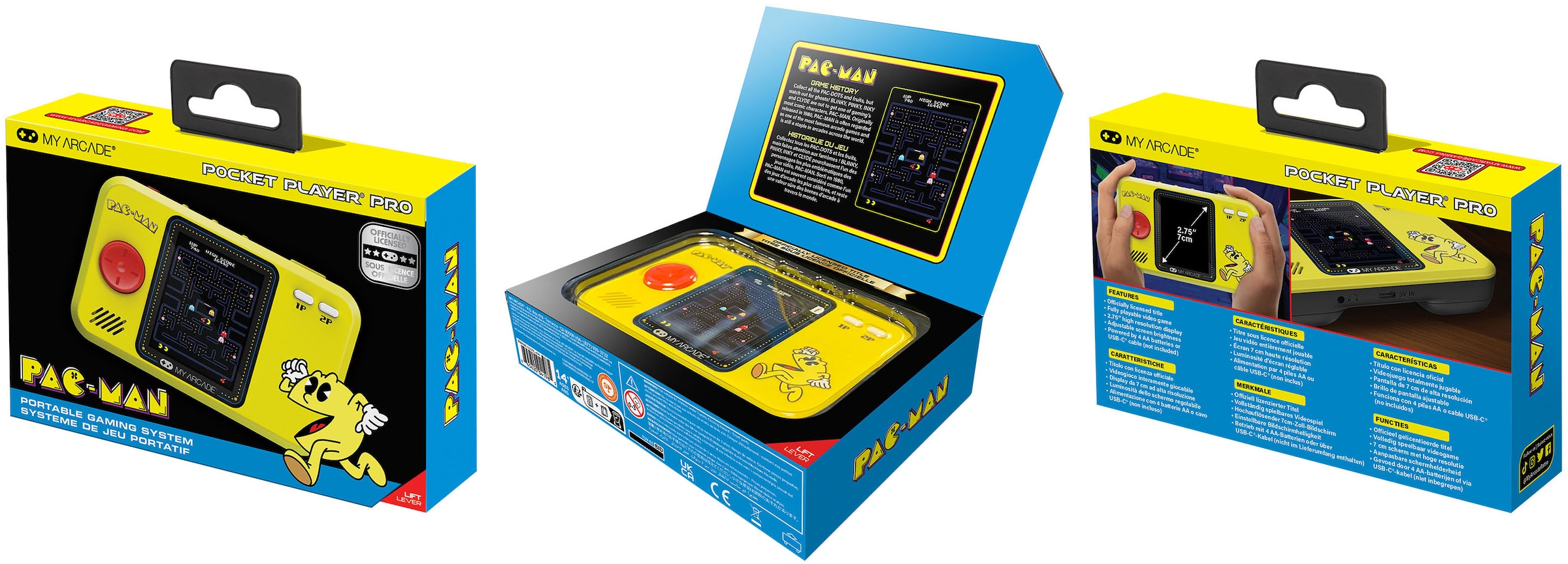 ATARI Retro Konsole »PAC-MAN Pocket Player Pro«