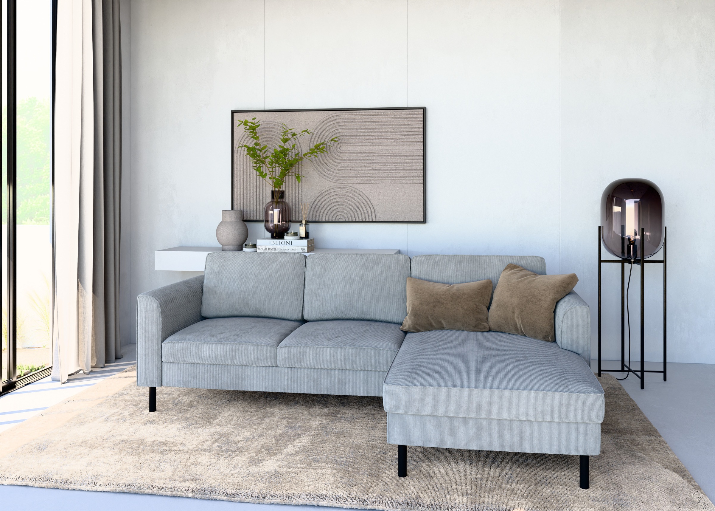 Home affaire Ecksofa »Booster Couch wahlweise mit Schlaffunktion und Bettka günstig online kaufen