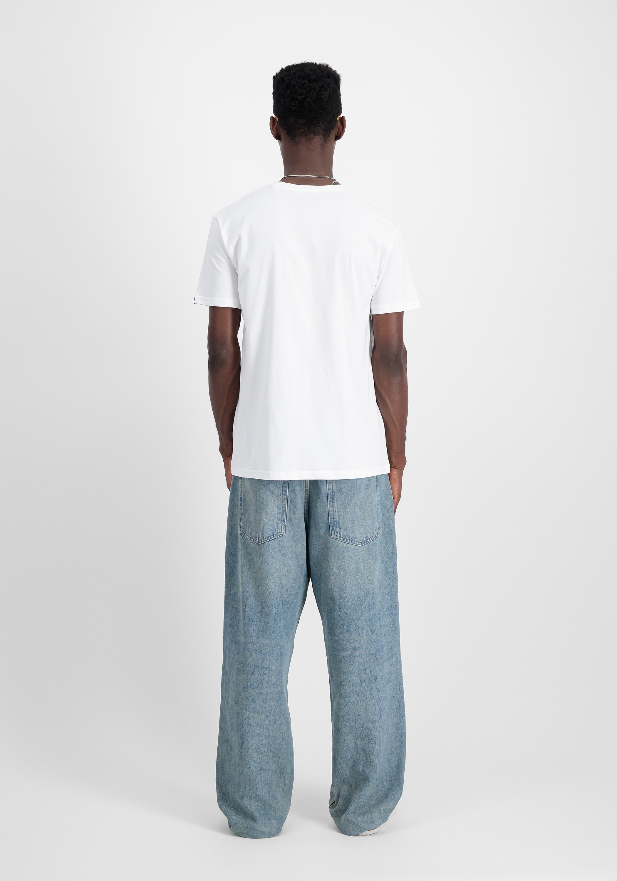 Alpha Industries T-Shirt »Alpha Industries Men - T-Shirts Satin Logo T«
