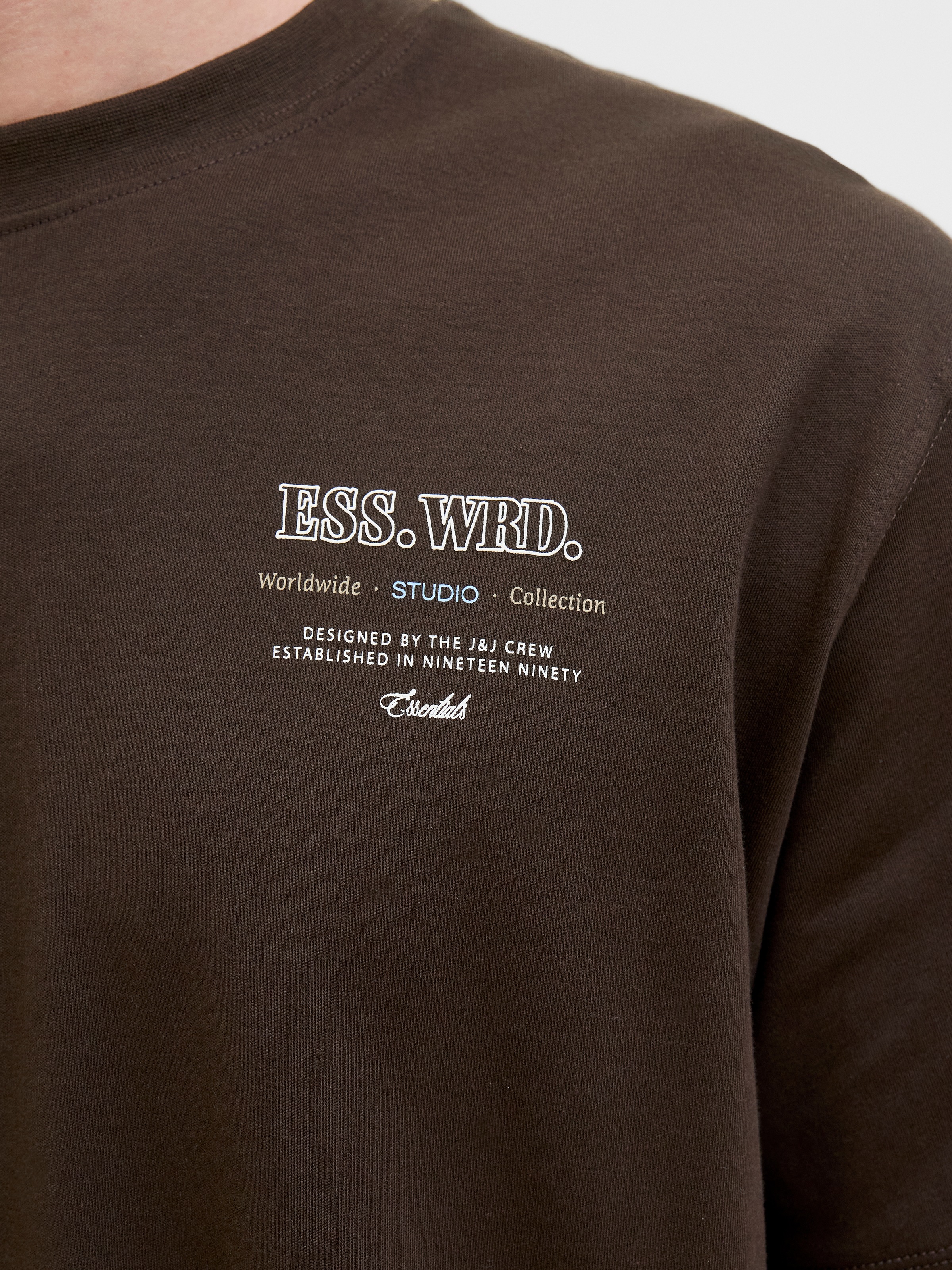 Jack & Jones PlusSize T-Shirt »JJEURBAN EDGE STUDIO TEE SS SN PLS«, mit Logobranding