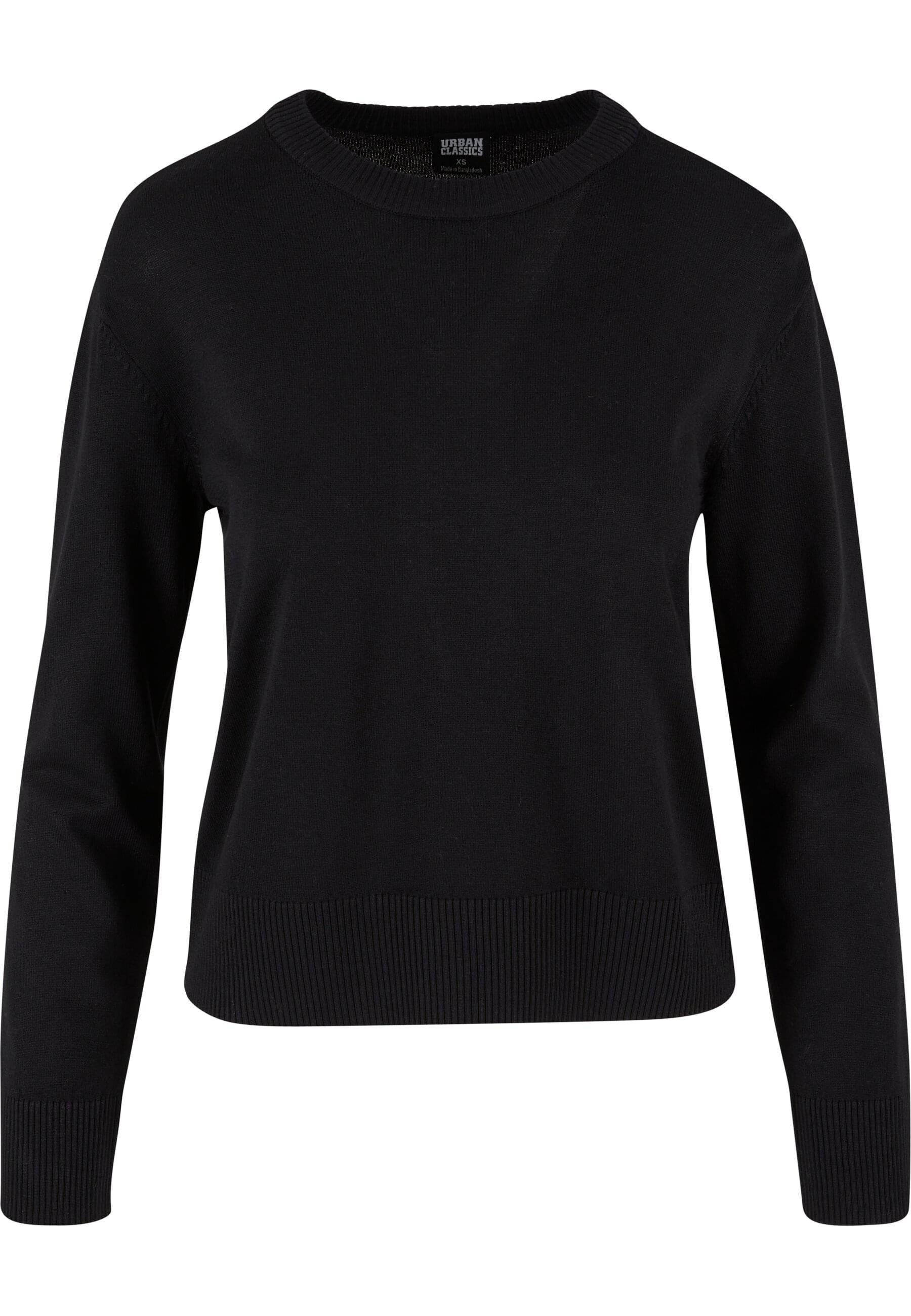 URBAN CLASSICS Rundhalspullover »Urban Classics Damen Ladies Knitted Roundneck Sweater« 1 Stk.