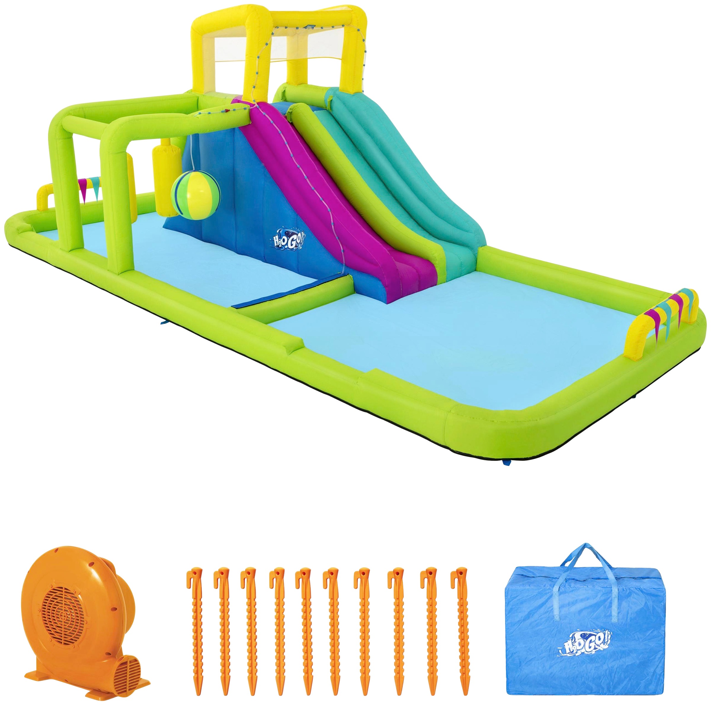 Bestway Planschbecken »Splash Course«, BxLxH: 310x710x265 cm, mit Dauergebläse