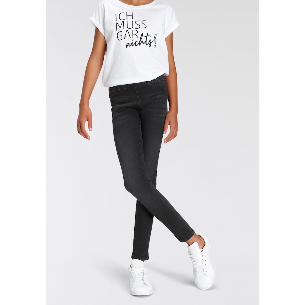 KIDSWORLD Jeansjeggings »für Mädchen«, mit Gesäßtaschen