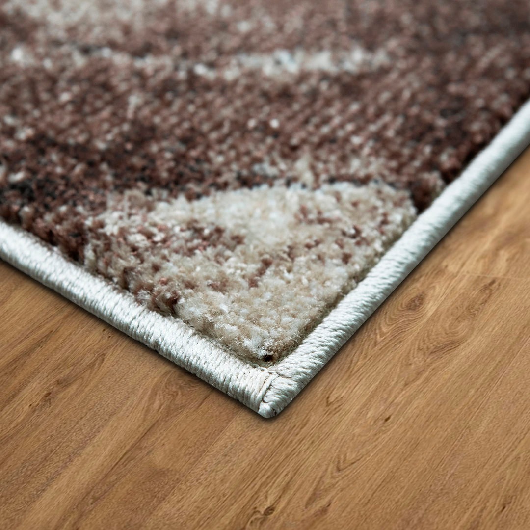 my home Teppich »Sonnenhang«, rechteckig, 9 mm Höhe, mit besonders weichem Flor, Kurzflor, modernes Marmor Design