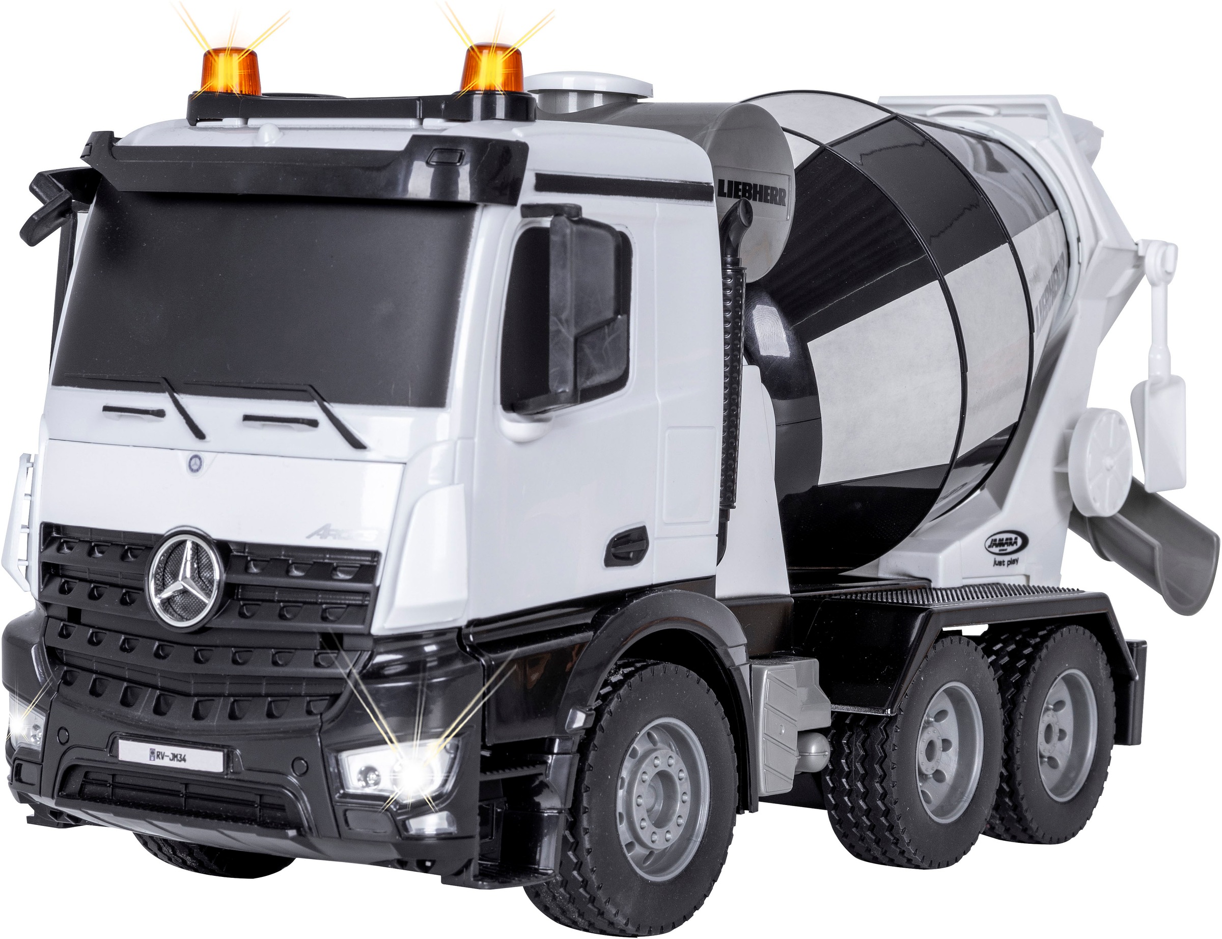 Jamara RC-Auto »Fahrmischer Mercedes-Benz Arocs Liebherr 1:20 2,4GHz«, mit LED Licht
