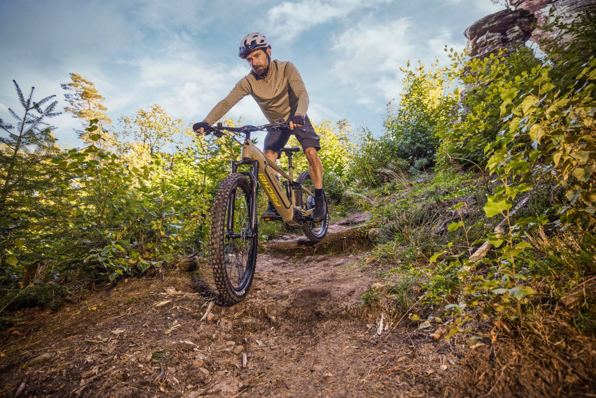 FISCHER Fahrrad »MONTIS 10.0i Fully 711« 12 Gang SRAM SX 11-50 Kettenschaltung Schaltwerk Mittelmotor mit Akku-Ladegerät;mit Werkzeug,  Pedelec, Elektrofahrrad für Damen und Herren, MTB