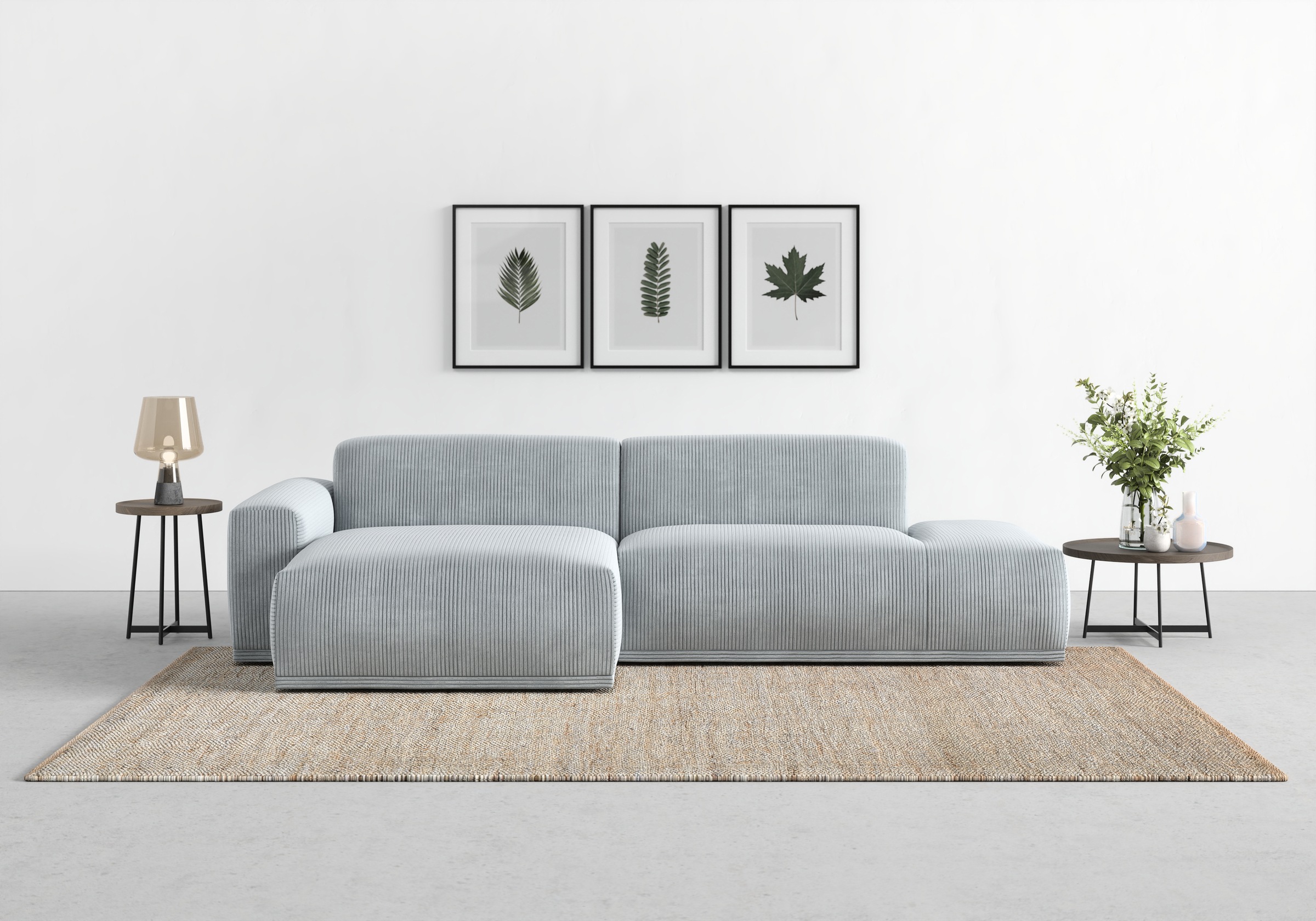 TRENDMANUFAKTUR Ecksofa »Braga, mit hochwertigem Kaltschaum, L-Form, in Cor günstig online kaufen