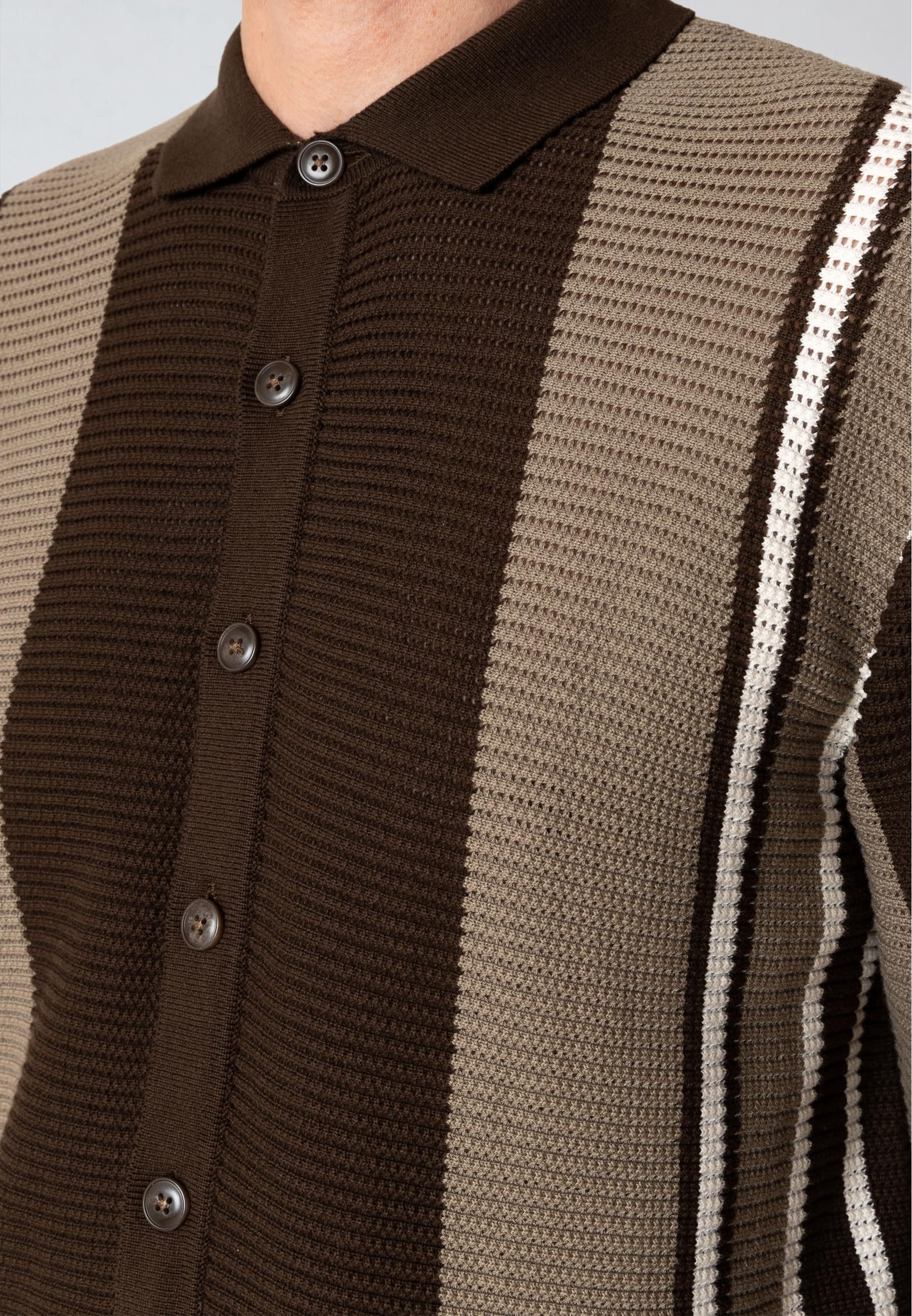 Clean Cut Copenhagen Strickfleecejacke »Clean Cut Copenhagen Buckley Cardigan« 1 Stk. tlg. ohne Kapuze