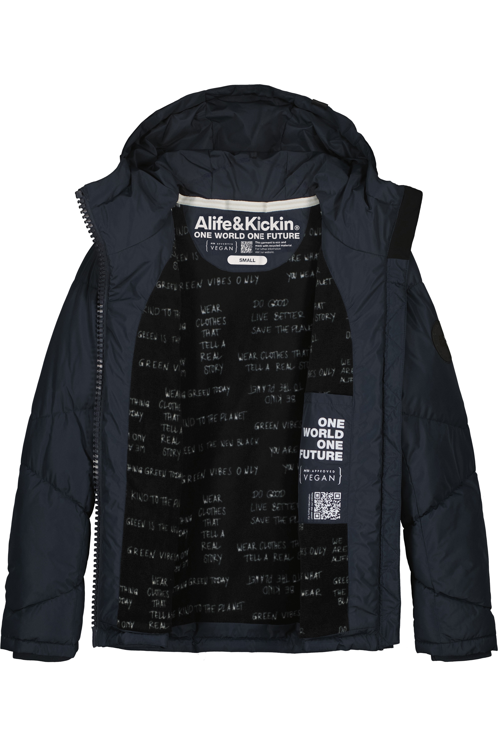 Alife & Kickin Winterjacke »Damen KasandraAK A« Kurze warme Jacke mit gefütterter Kapuze, in schmaler Passform