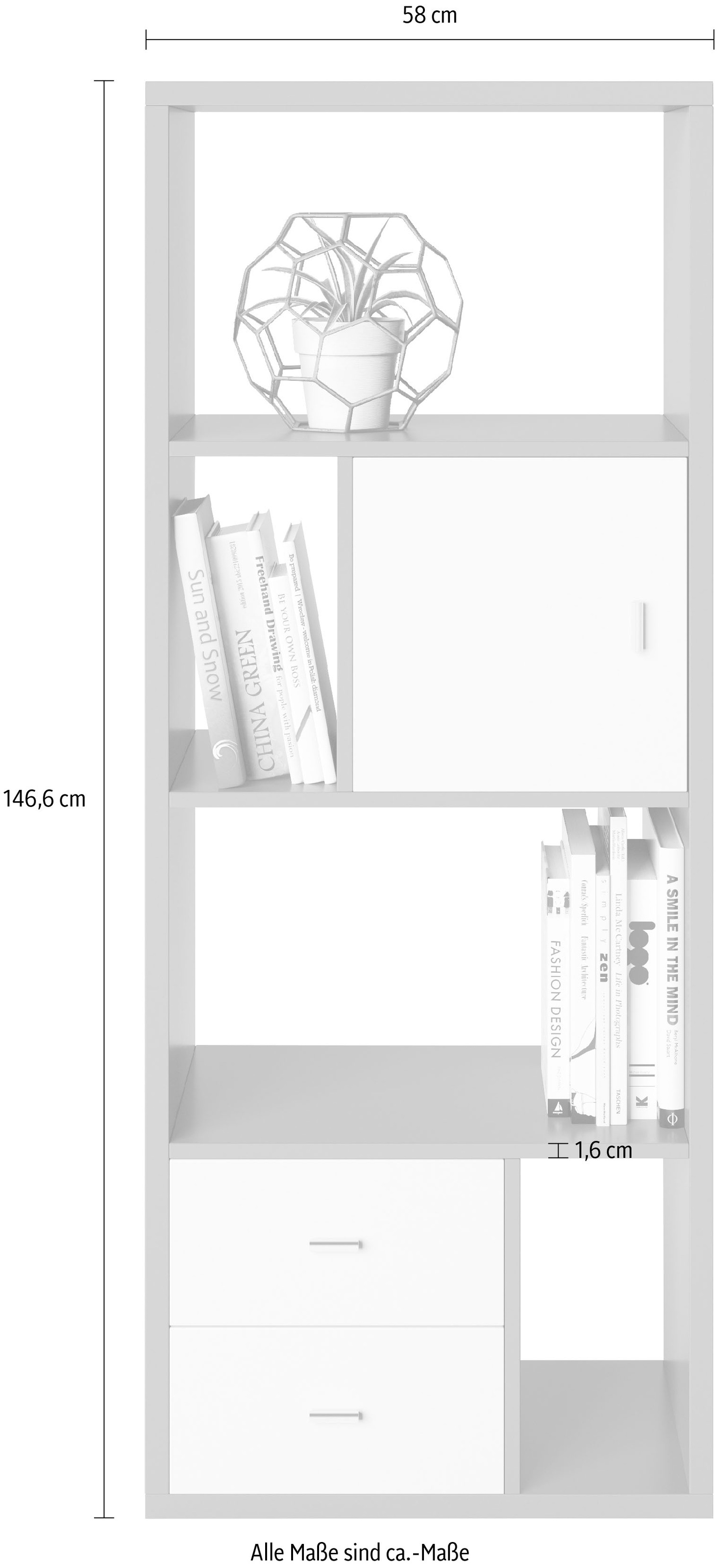 INOSIGN Bücherregal »Felicia« günstig online kaufen