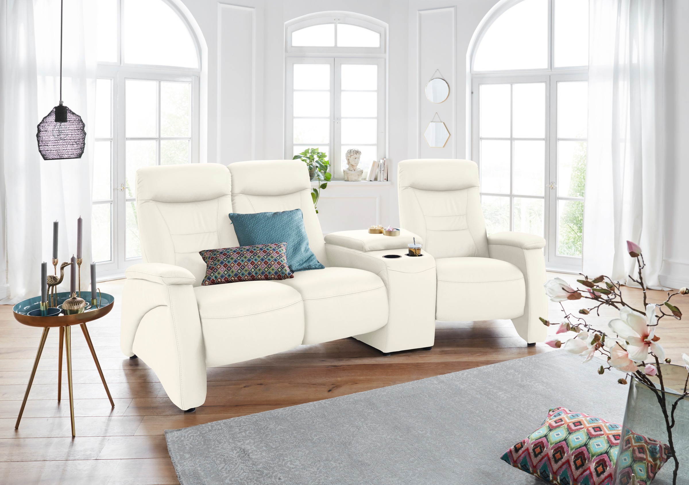 exxpo - sofa fashion 3-Sitzer »Ascoli, Kinosofa mit hohem Sitzkomfort, bequ günstig online kaufen