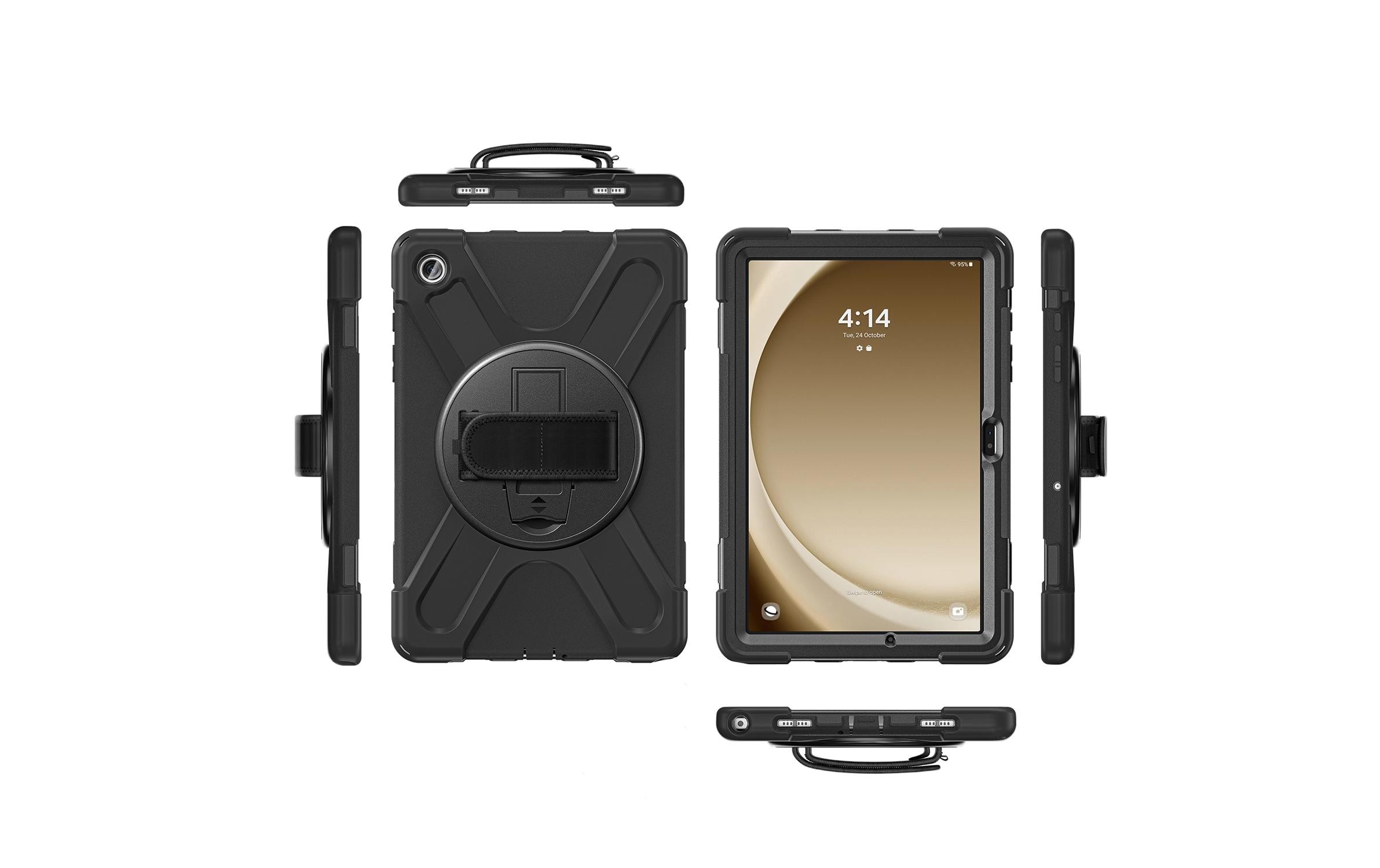 4smarts Tablet-Hülle »Back Cover Rugged GRIP Galaxy Tab A9+« Samsung Galaxy Tab A9 | Samsung Galaxy Tab A9+ 28 cm (11 Zoll)
