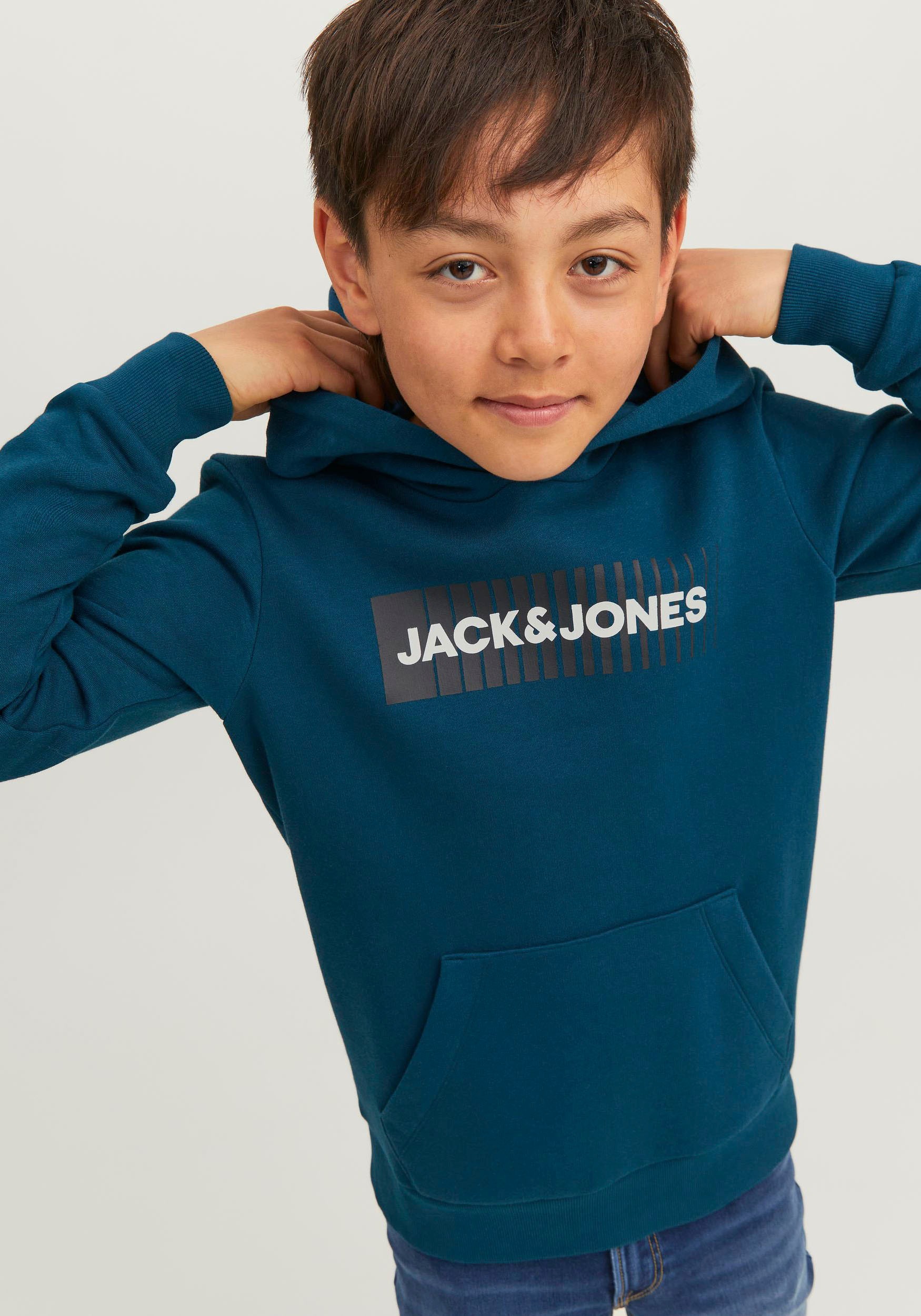 & Jones online HOOD SWEAT NOOS LOGO JNR« Jack kaufen Hoodie Junior »JJECORP PLAY