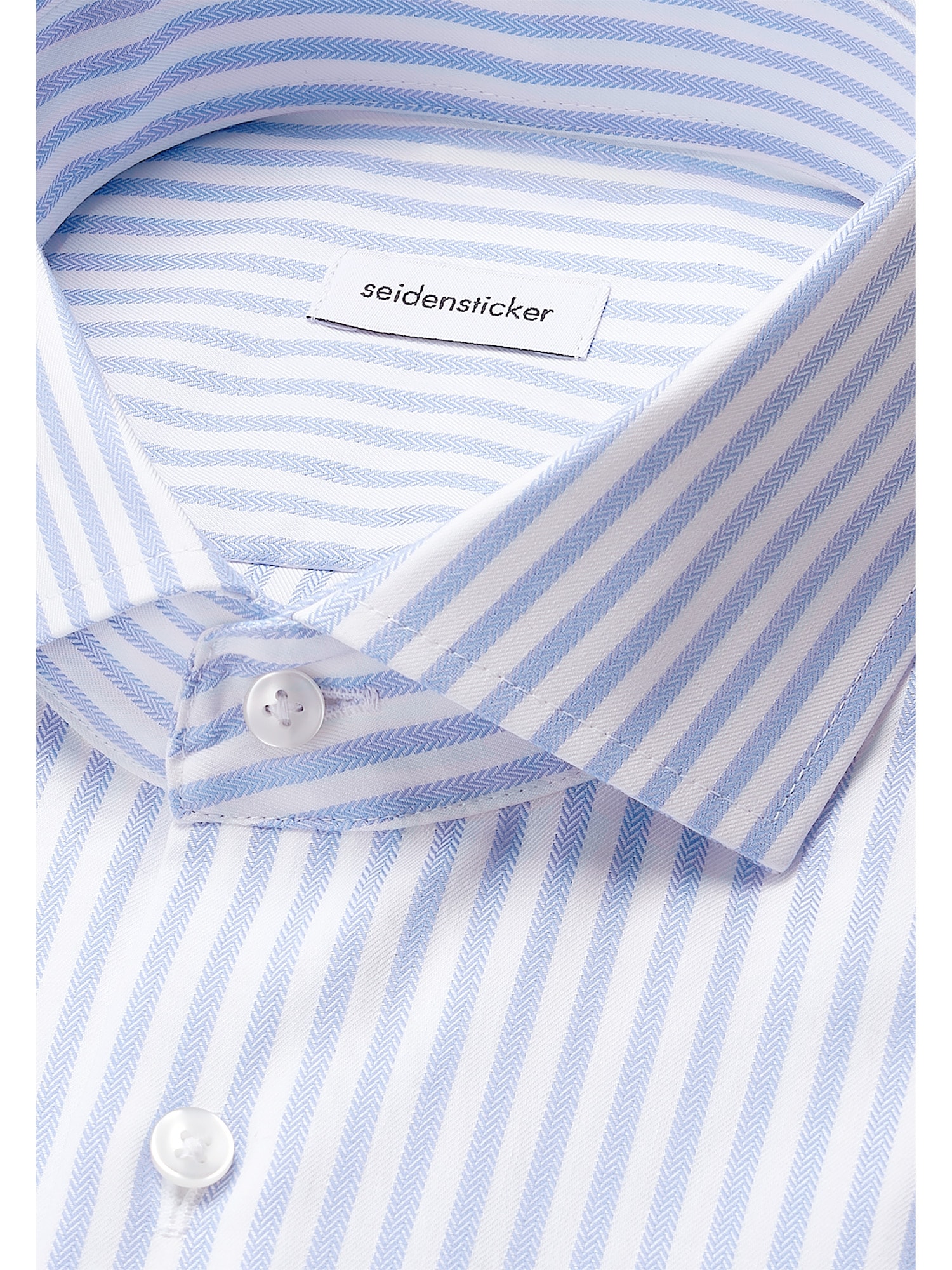 seidensticker Businesshemd »Schwarze Rose«, Regular 1/1 Kentkragen Gestreift