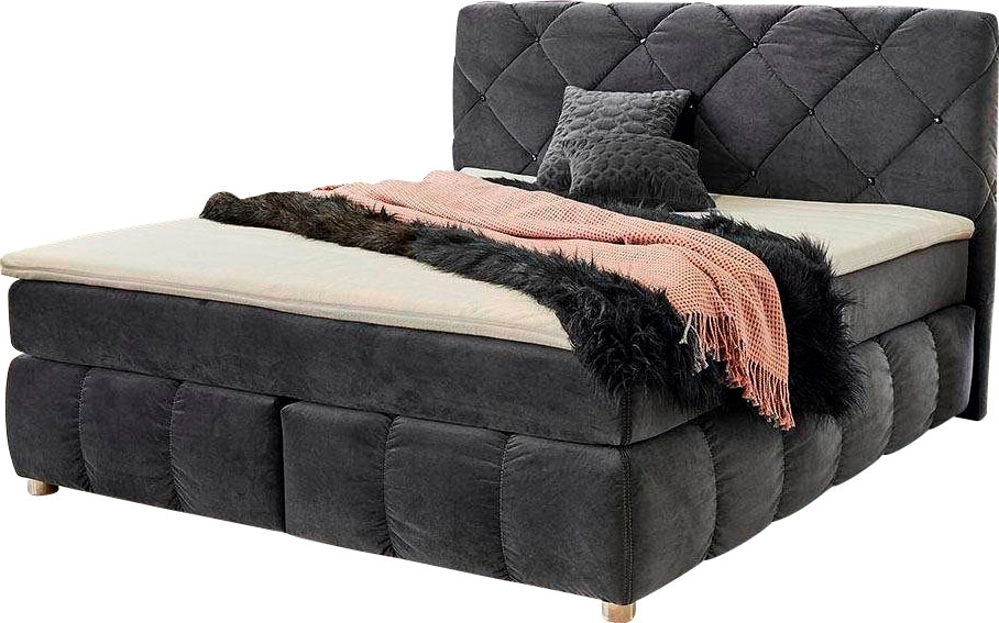 Jockenhöfer Gruppe Boxspringbett Bella, mit Kaltschaum-Topper