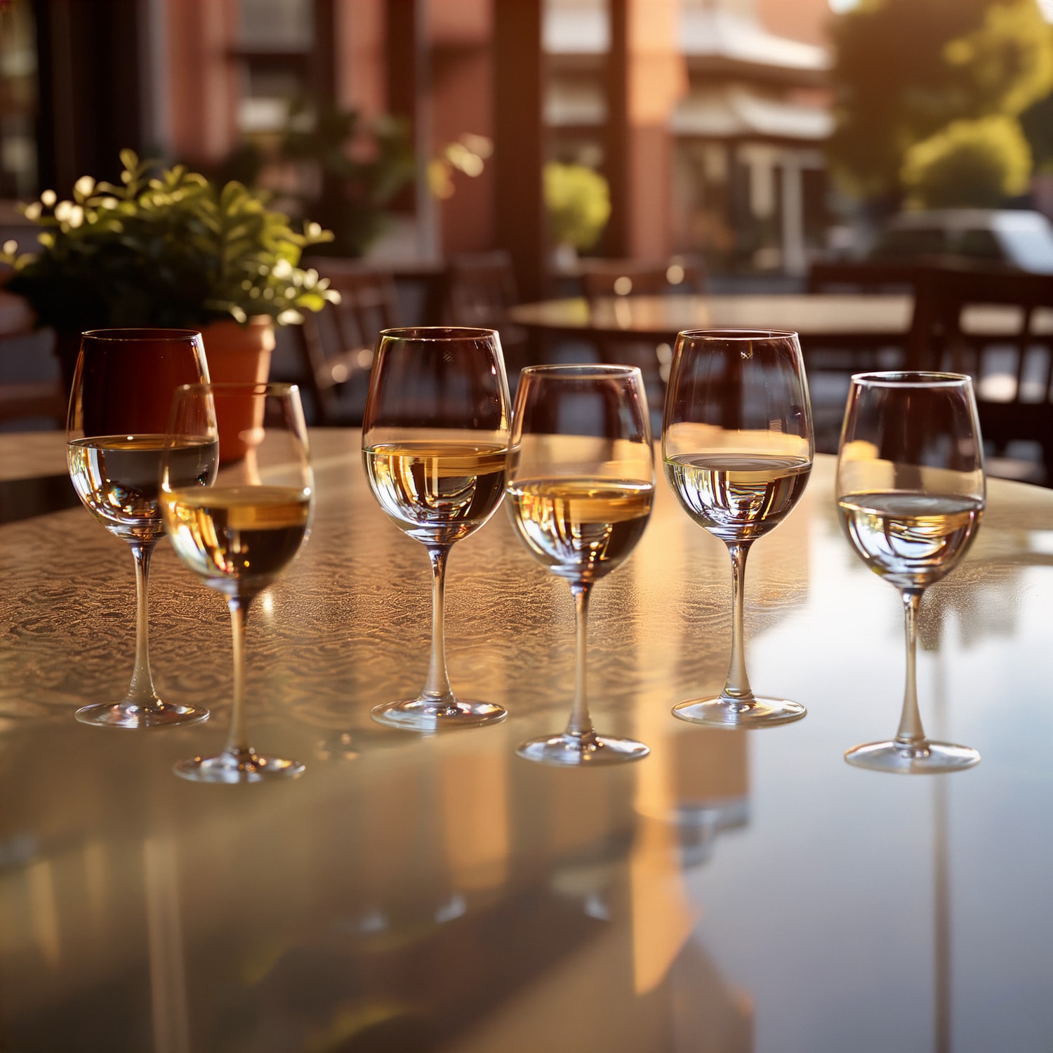 ECHTWERK Weißweinglas »Weingläser-Set, ca. 370 ml« aus hochwertigem Glas mit zeitlosem Design