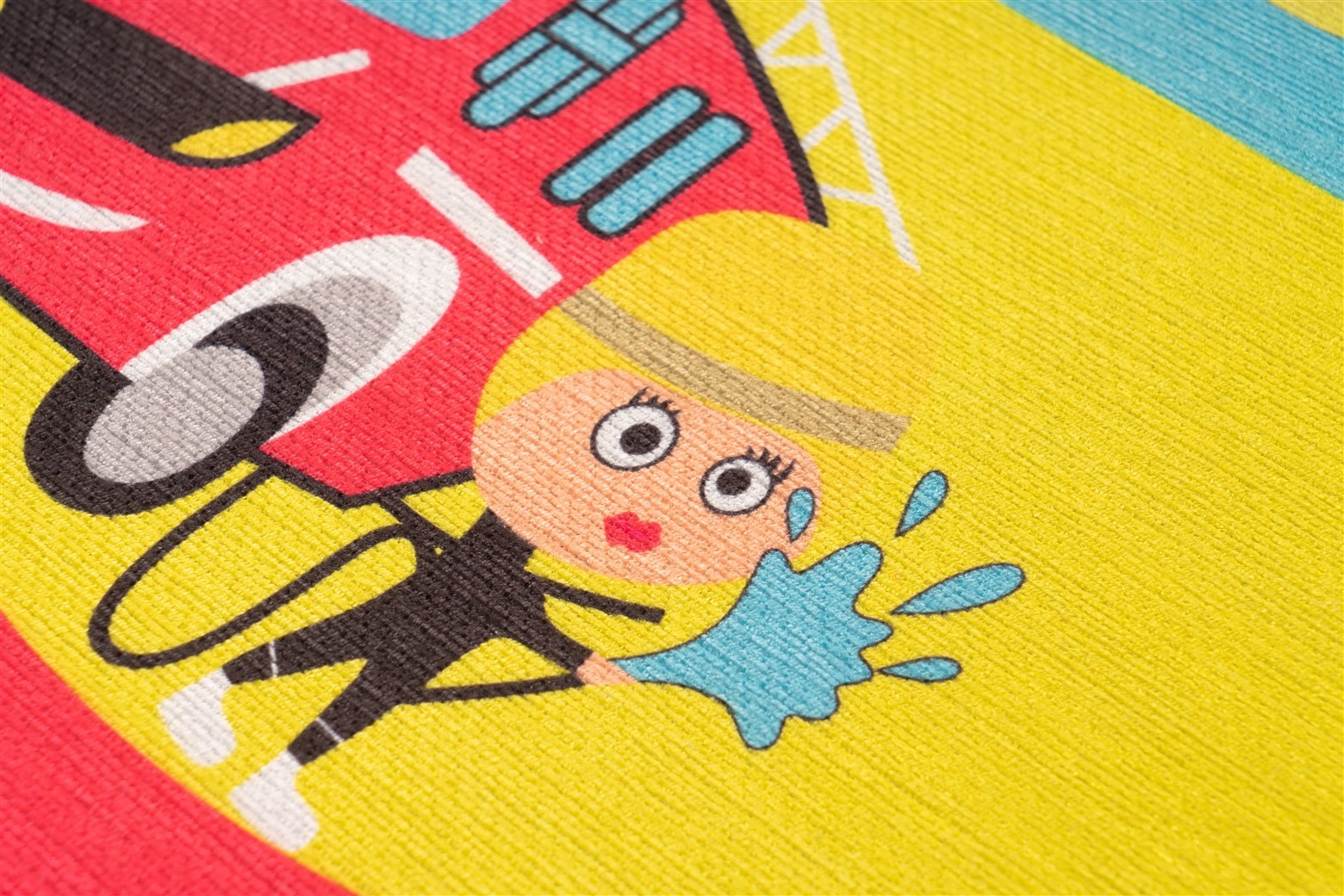 Arte Espina Kinderteppich »Playground 400«, rechteckig, 5 mm Höhe, Fantasievoll bedruckter Kinderteppich, strapazierfähig, weiche Haptik