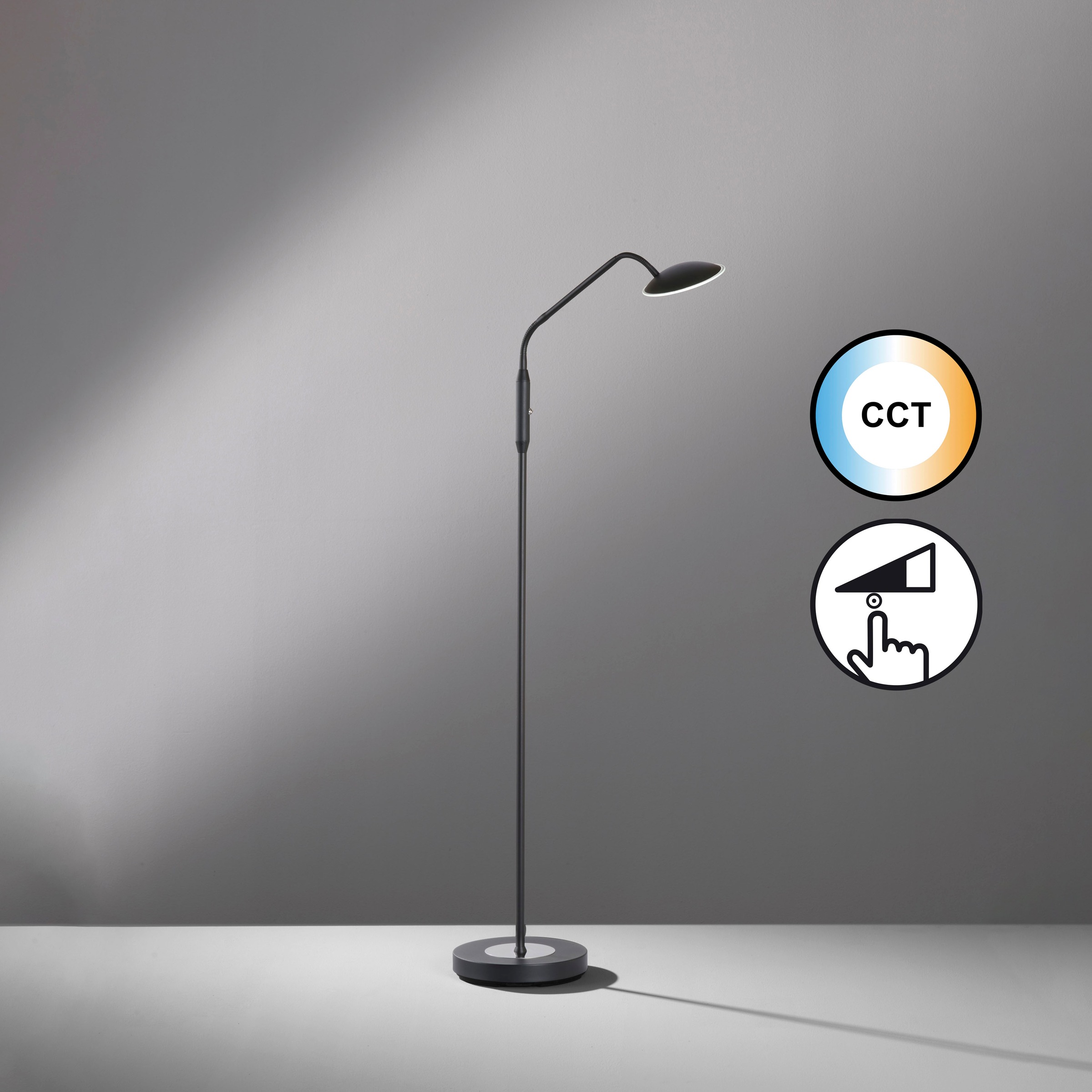 FISCHER & HONSEL Stehlampe »Tallri«, 1 flammig, Leuchtmittel LED-Modul   LE günstig online kaufen