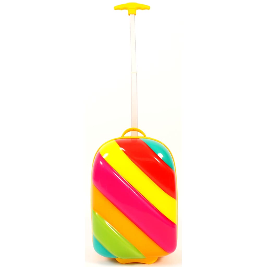CHIC2000 Kinderkoffer »Bouncie, Rainbow candy«, 2 Rollen