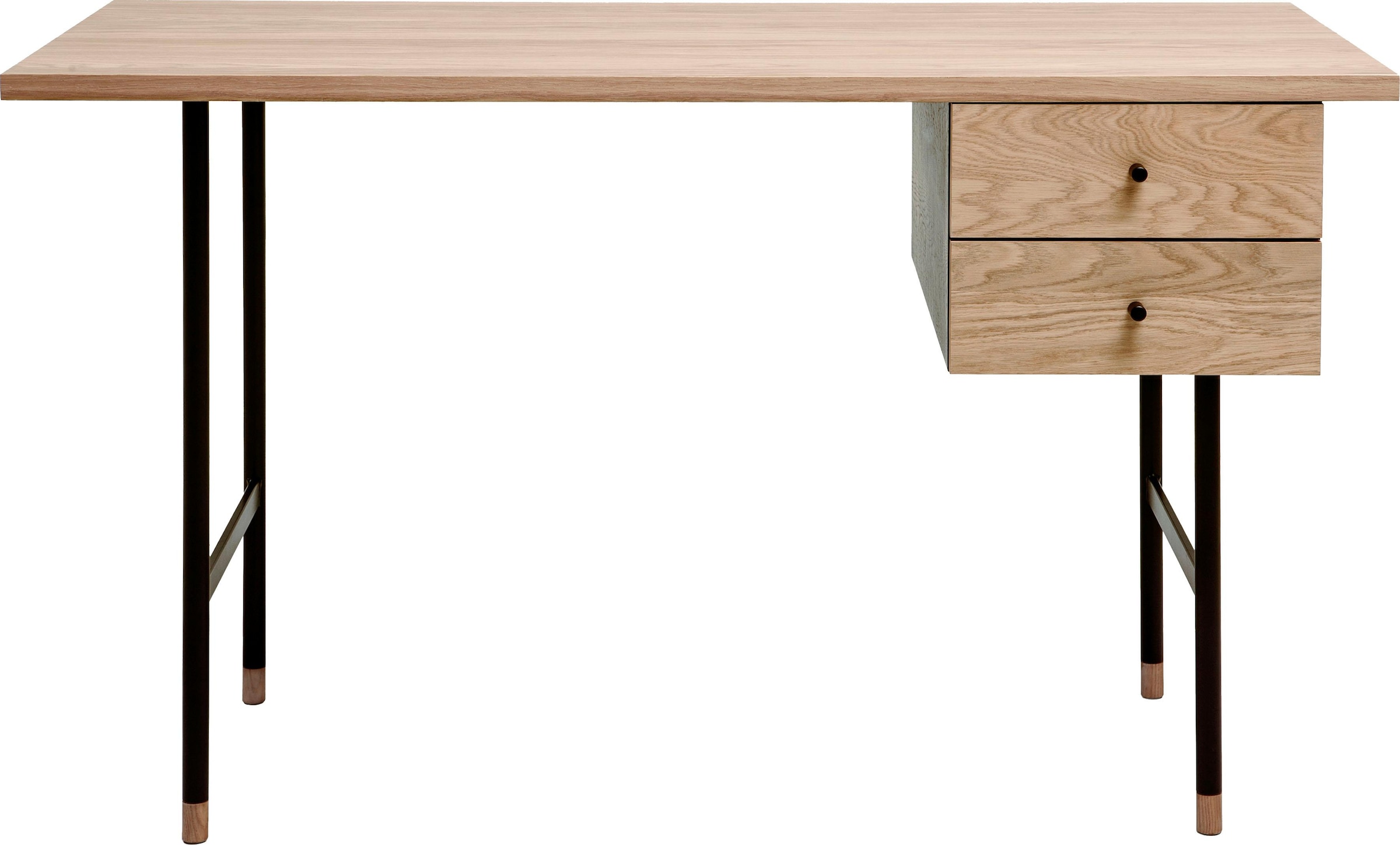Woodman Schreibtisch »Daniel«, Schubladen mit Soft-Close-Funktion, Beine au günstig online kaufen