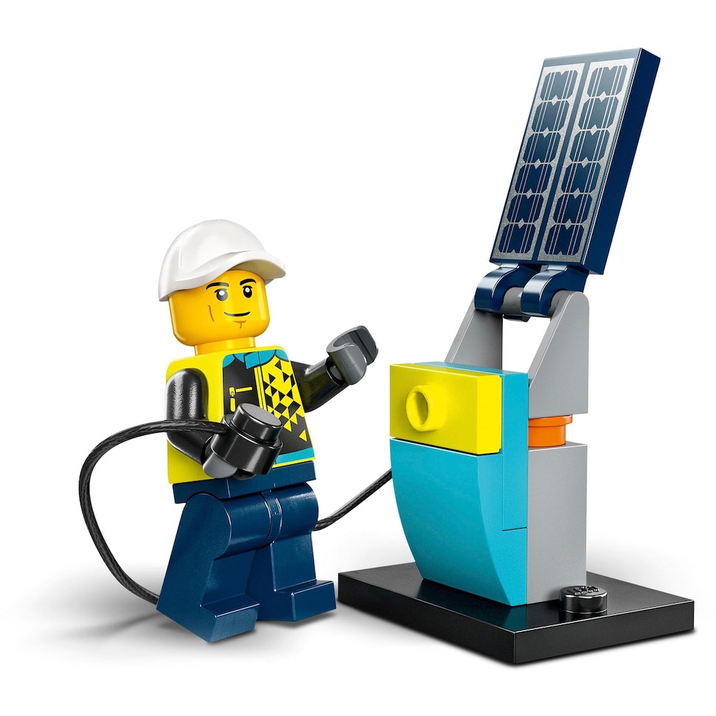 LEGO® Konstruktionsspielsteine »Elektro-Sportwagen (60383), LEGO® City«, (95 St.)