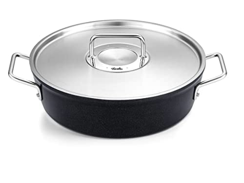 Fissler Topf-Set »Adamant®«, Aluminium, (Set, 2 tlg., Bratentopf 24 + Stielkasserolle 18cm oD), Made in Germany