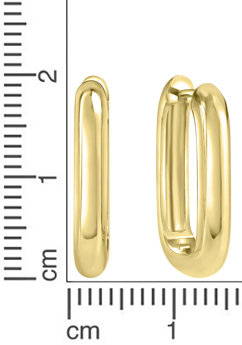 Firetti Paar Creolen »Schmuck Geschenk Silber 925 oval«