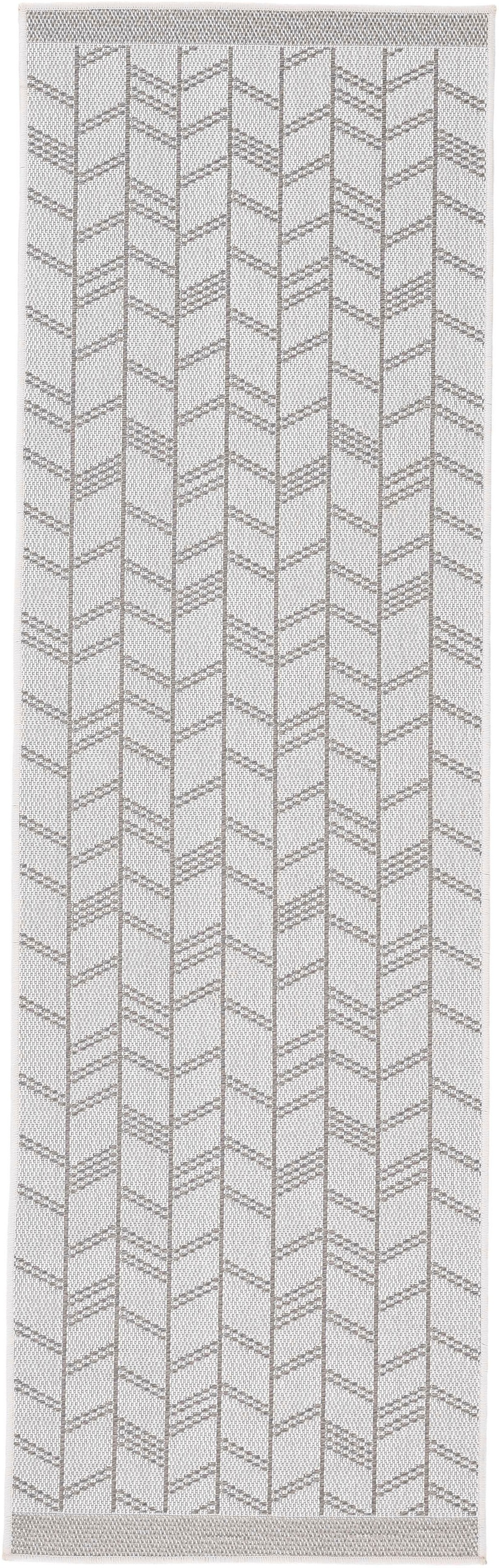 carpetfine Teppich »Boho 102«, rechteckig, 4 mm Höhe, robustes Flachgewebe, günstig online kaufen