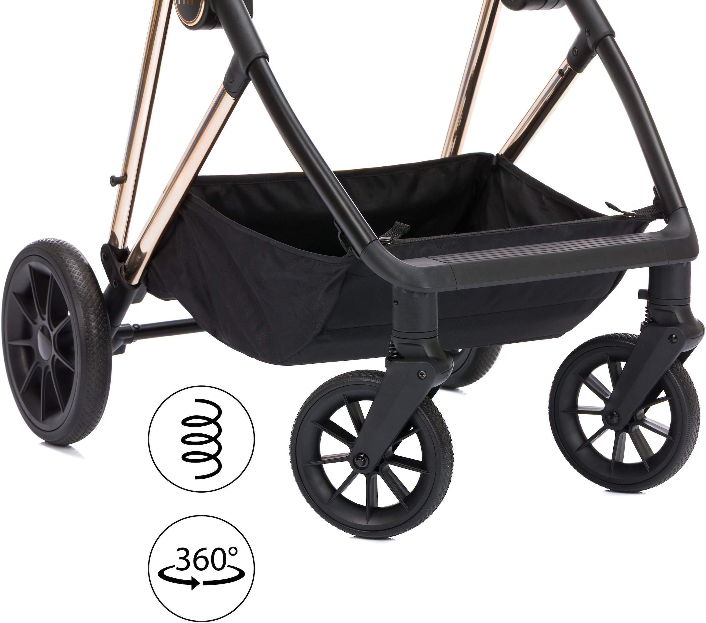 Fillikid Kombi-Kinderwagen »Fill Elix« Babywanne einfach zum Sportsitz umbaubar