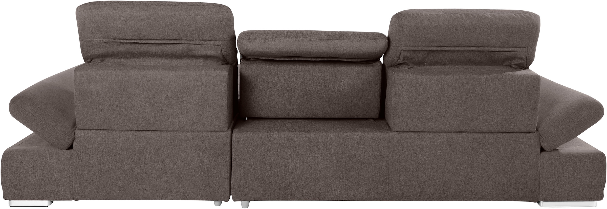 COTTA Ecksofa »Holiday L-Form mit Sitztiefen-, Armteil- und Kopfteilverstellung«, wahlweise mit Bettfunktion inkl. Bettkasten