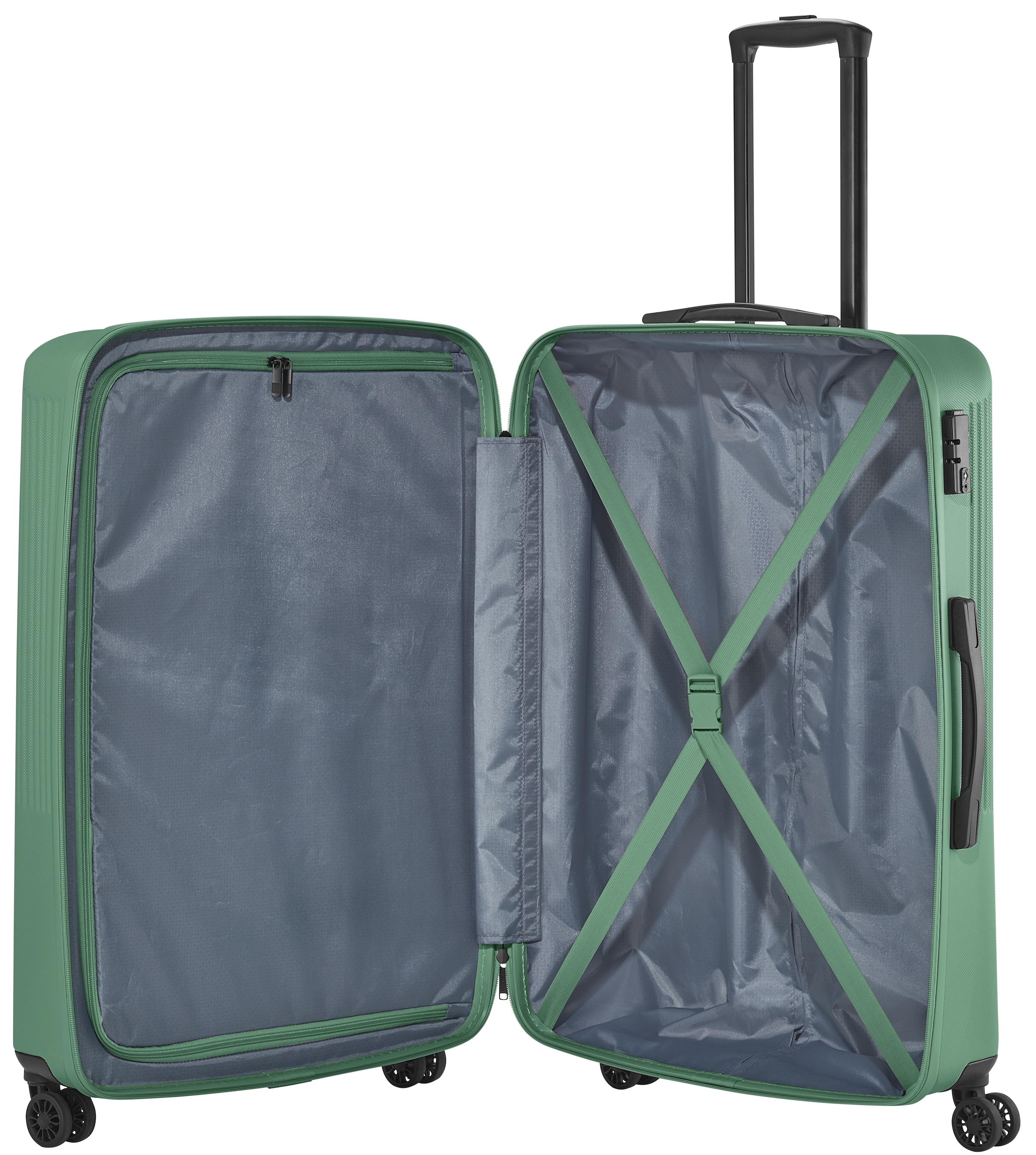 travelite Hartschalen-Trolley »BALI, in verschiedenen Größen und Farben«, 4 Rollen, Hartschallenkoffer Reisegepäck Reisekoffer TSA Schloss