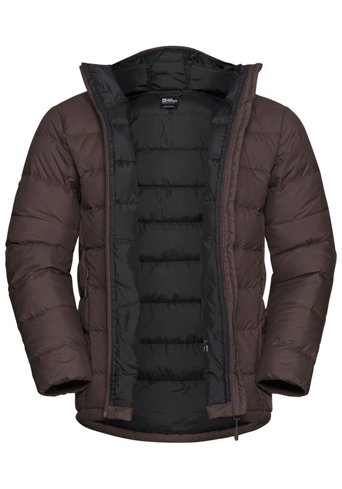 Jack Wolfskin Daunenjacke »ATHER DOWN HOODY M RDS«, mit Kapuze