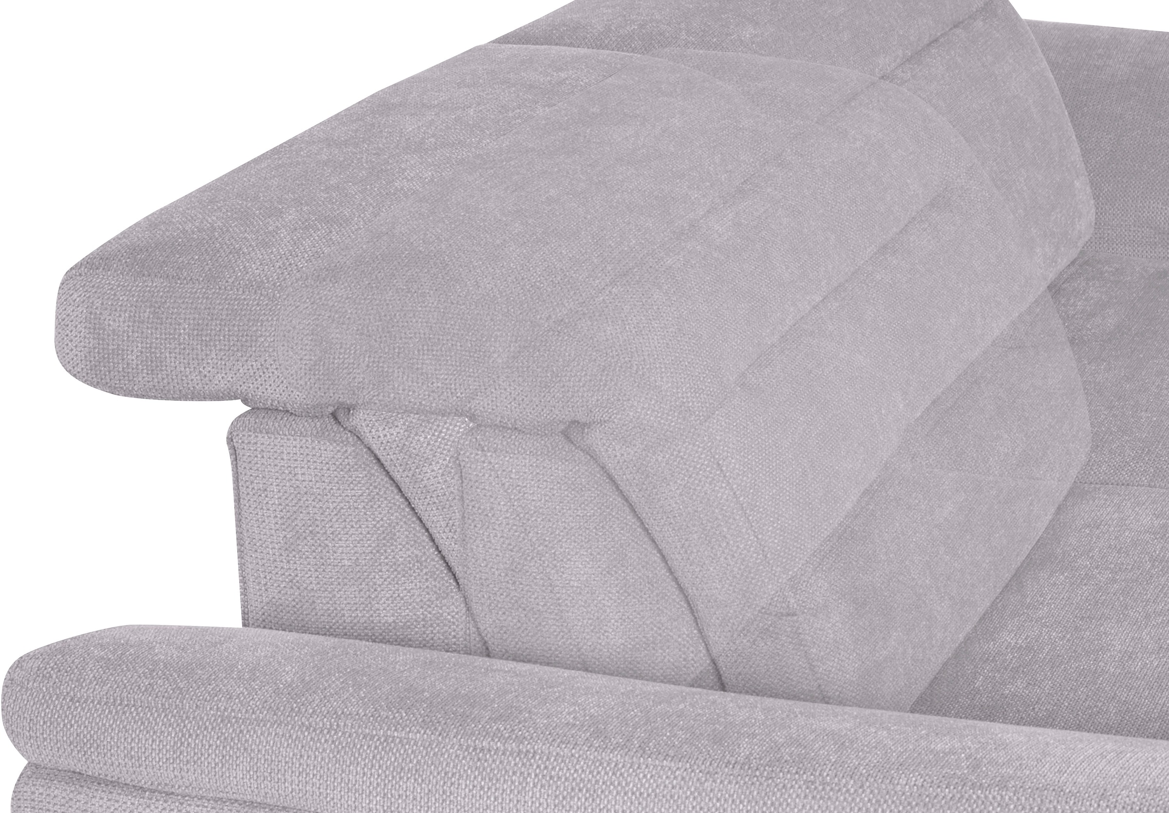sit&more 2,5-Sitzer »Percy«, 15 cm Fußhöhe, Sitztiefenverstellung, wahlweise Kopfteilverstellung
