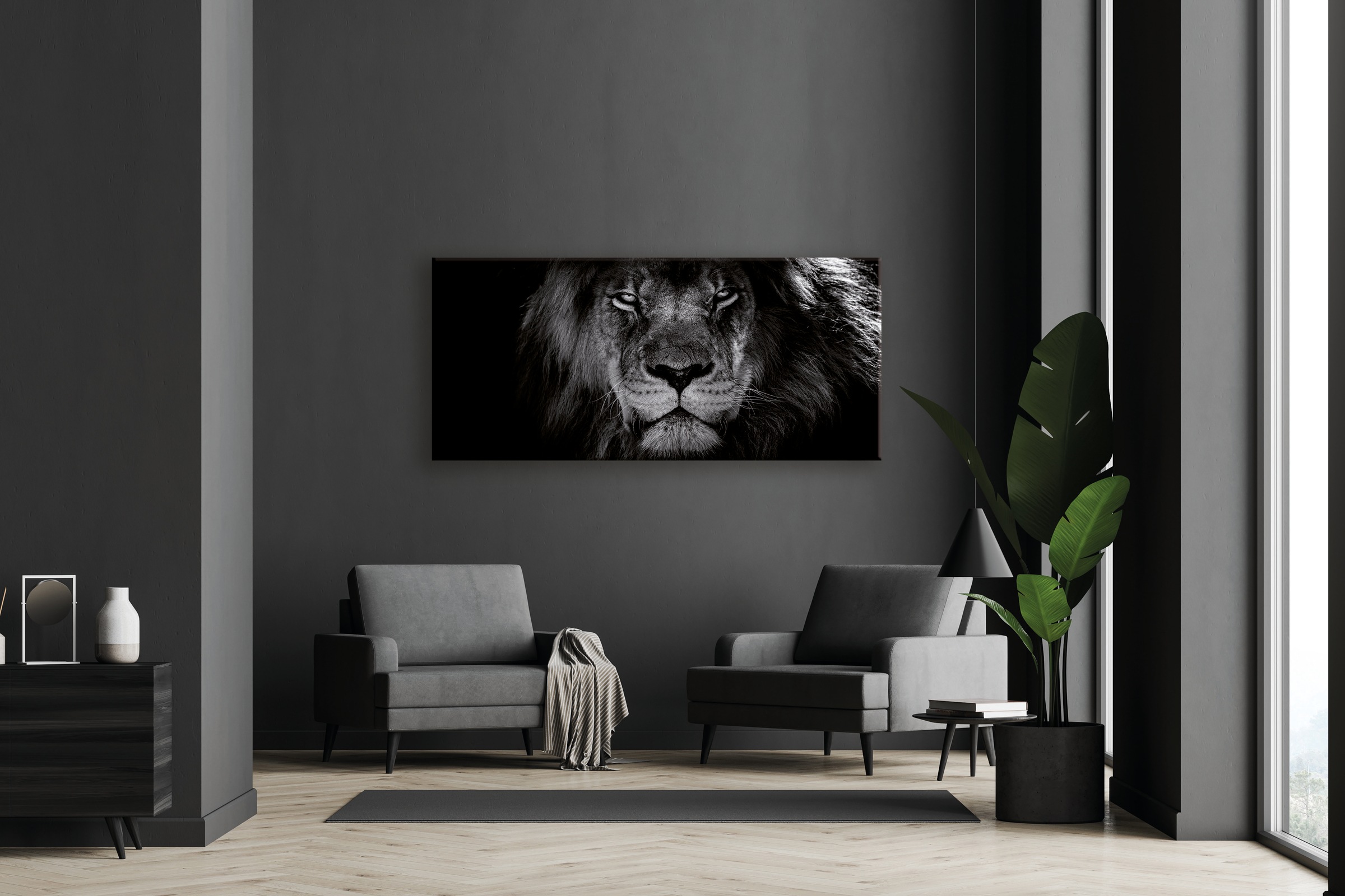 Bönninghoff Leinwandbild »Löwe«, (1 St.) günstig online kaufen