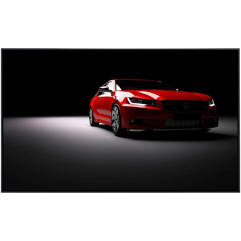 Papermoon Infrarotheizung »Rotes Auto im Rampenlicht«