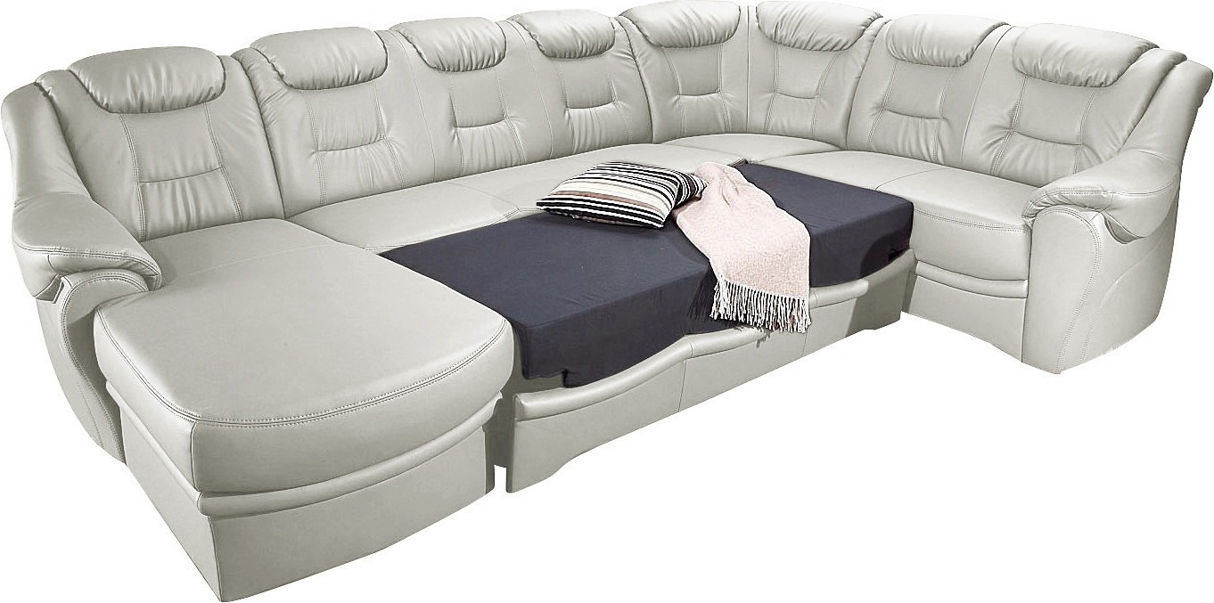 sit&more Wohnlandschaft »Bellevue U-Form« wahlweise mit Bettfunktion günstig online kaufen