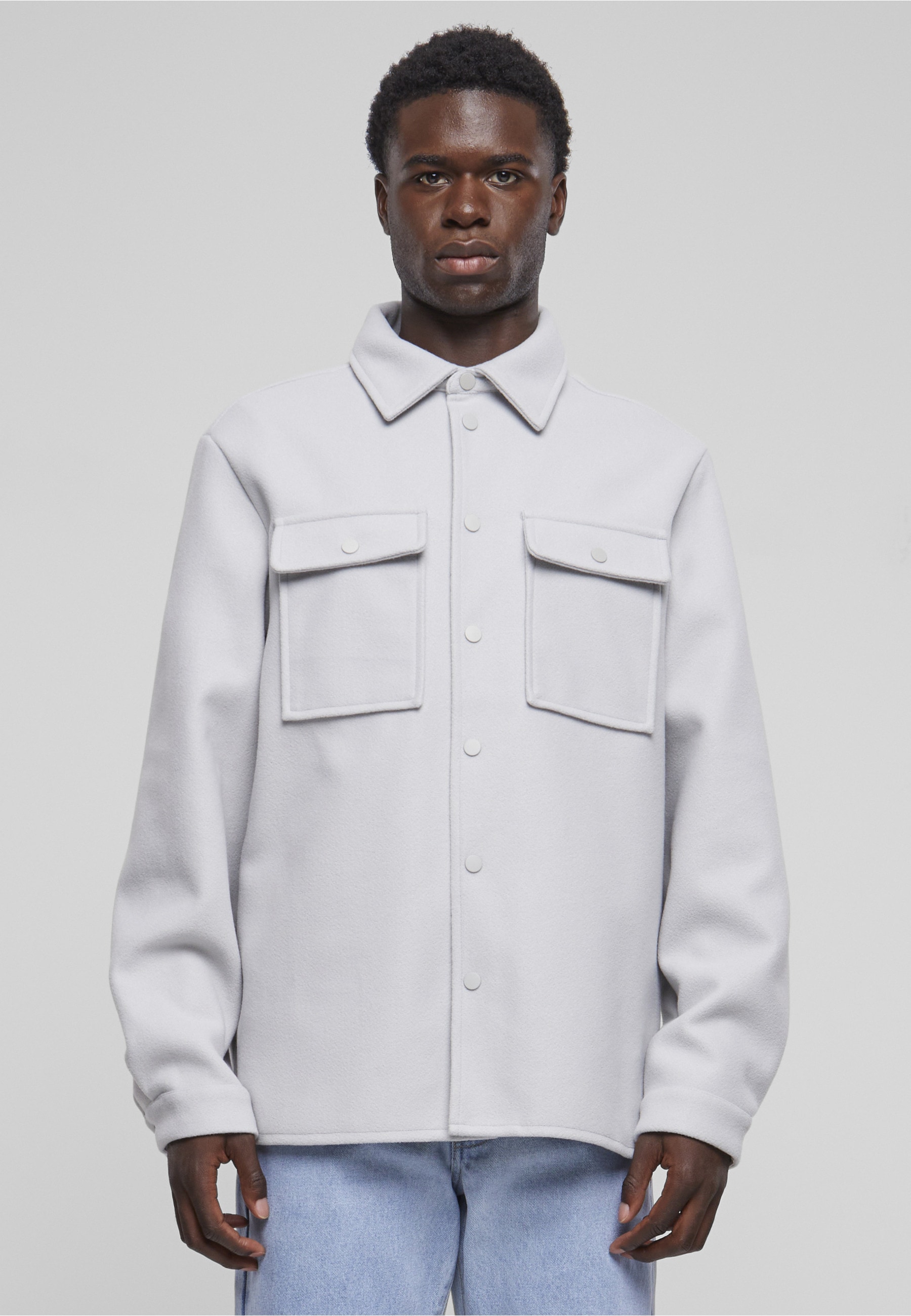 URBAN CLASSICS Kurzmantel »Urban Classics Herren Plain Overshirt«