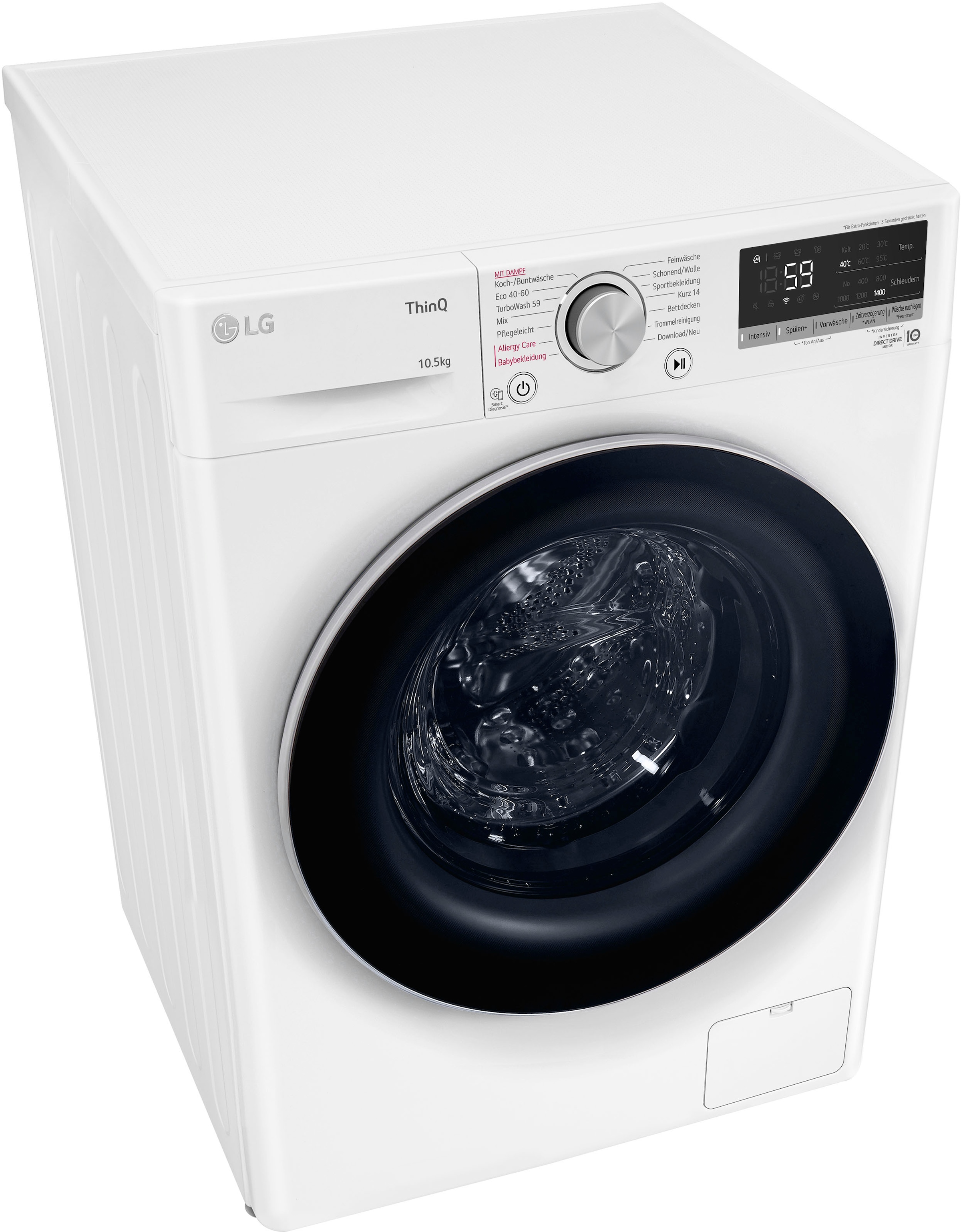 kg, »F4WV70X1«, LG bestellen Waschmaschine U/min 10,5 1400 F4WV70X1,