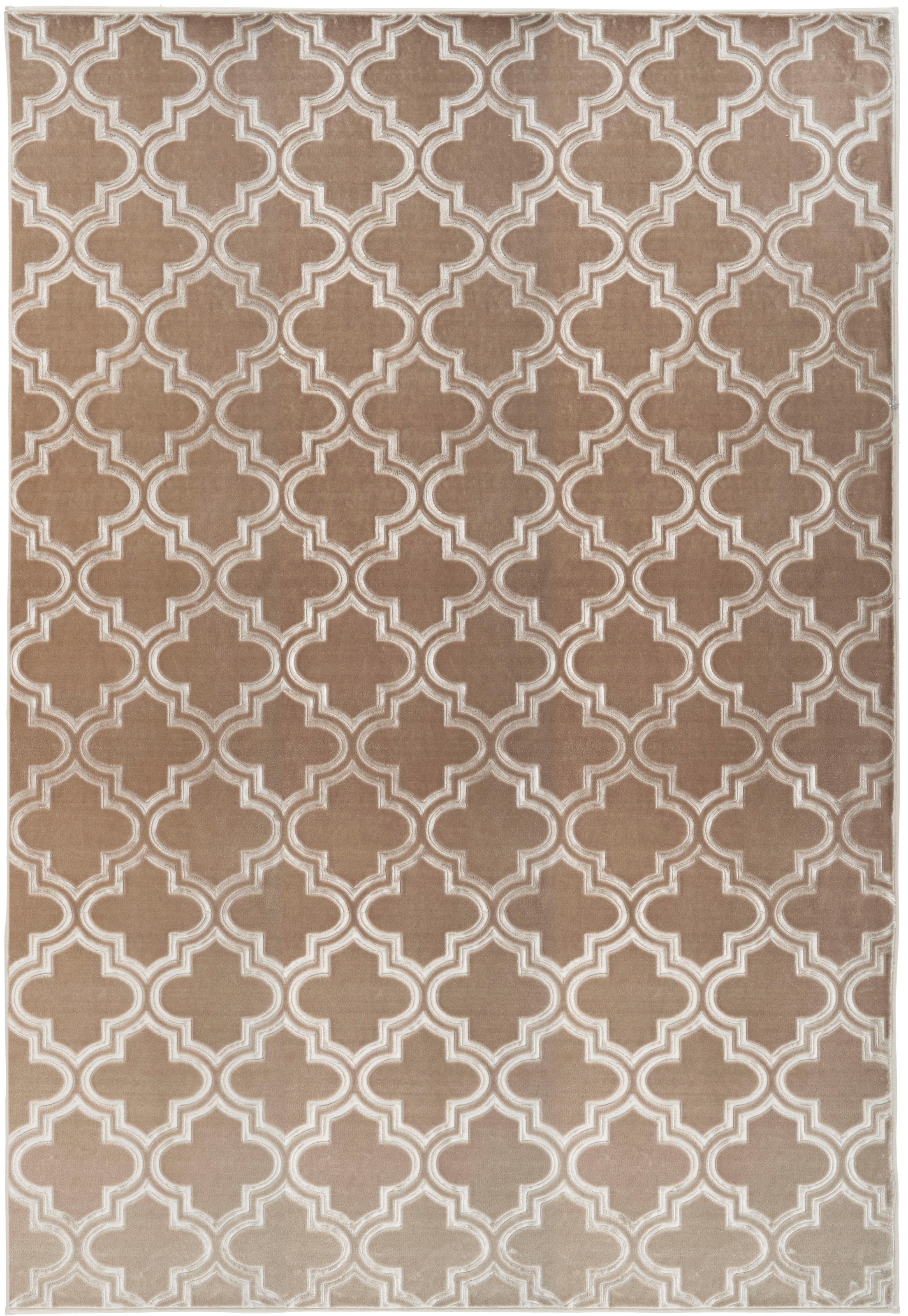 my home Teppich »Triana«, rechteckig, 7 mm Höhe, 3D-Design, geometrisches & modernes Design, Kurzflor, kuschelig
