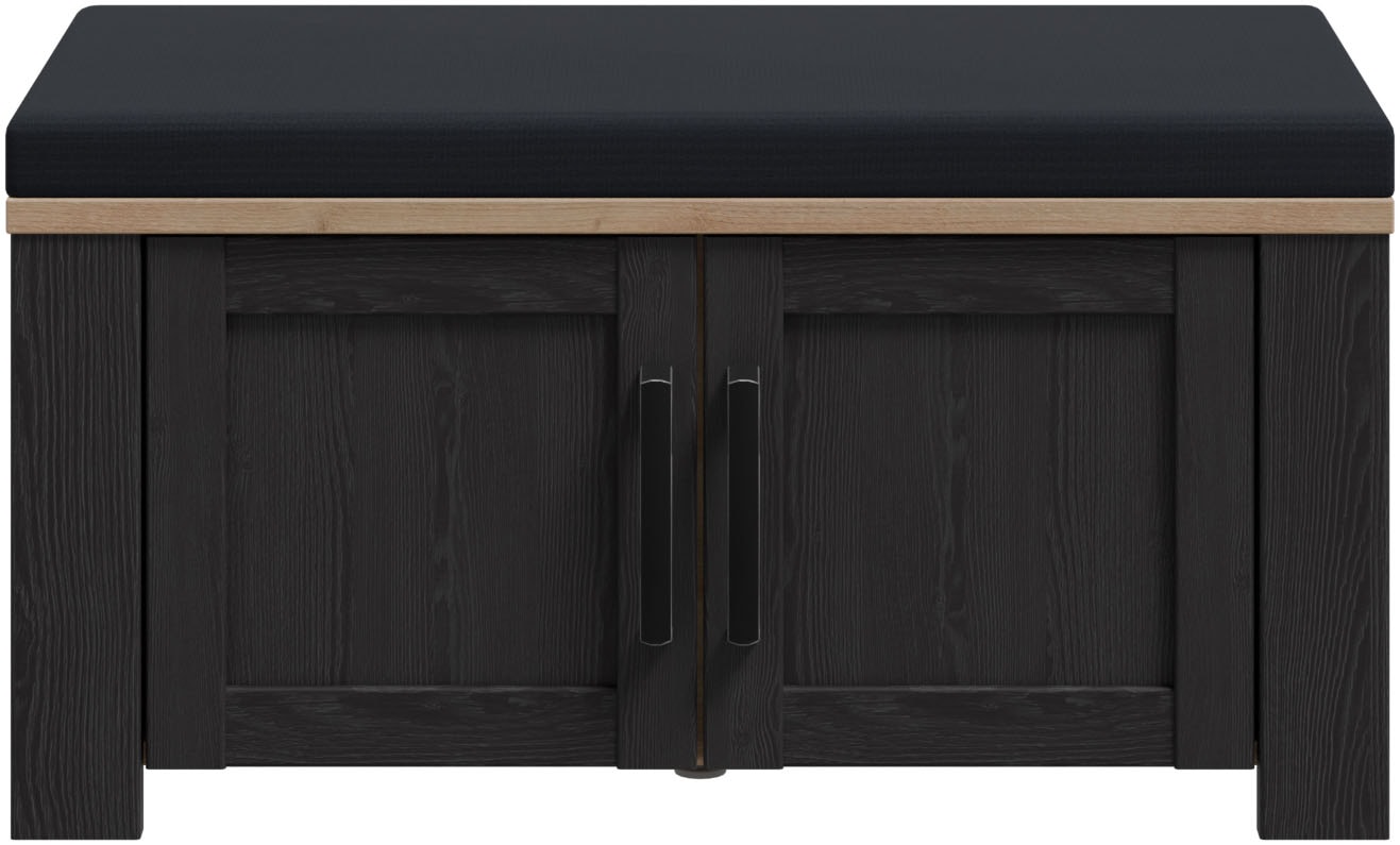 FORTE Polsterbank »Bohol, Garderobenbank mit Sitzpolster, Stauraum« B/H/T 86,5/45/42cm