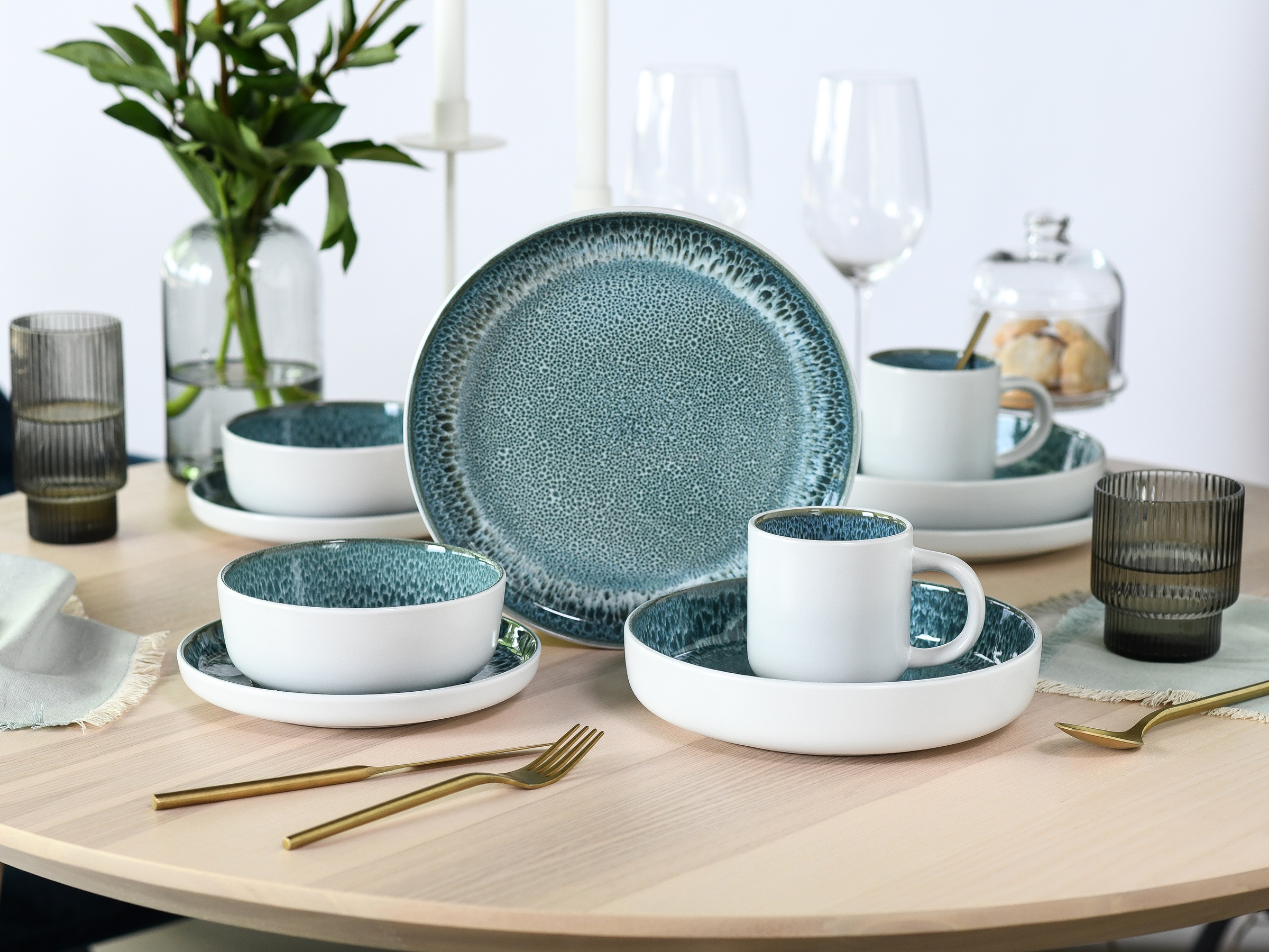 my home Kombiservice »modernes Geschirr-Set, Service Nydala« hohe Haltbarke günstig online kaufen