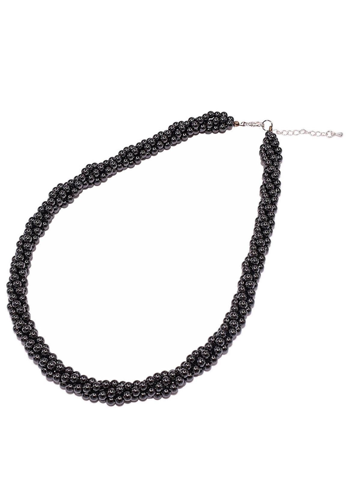 Firetti Collier »Schmuck Geschenk Halsschmuck Halskette Edelstein Farbstein Hämatit«, Made in Germany - mit Hämatit