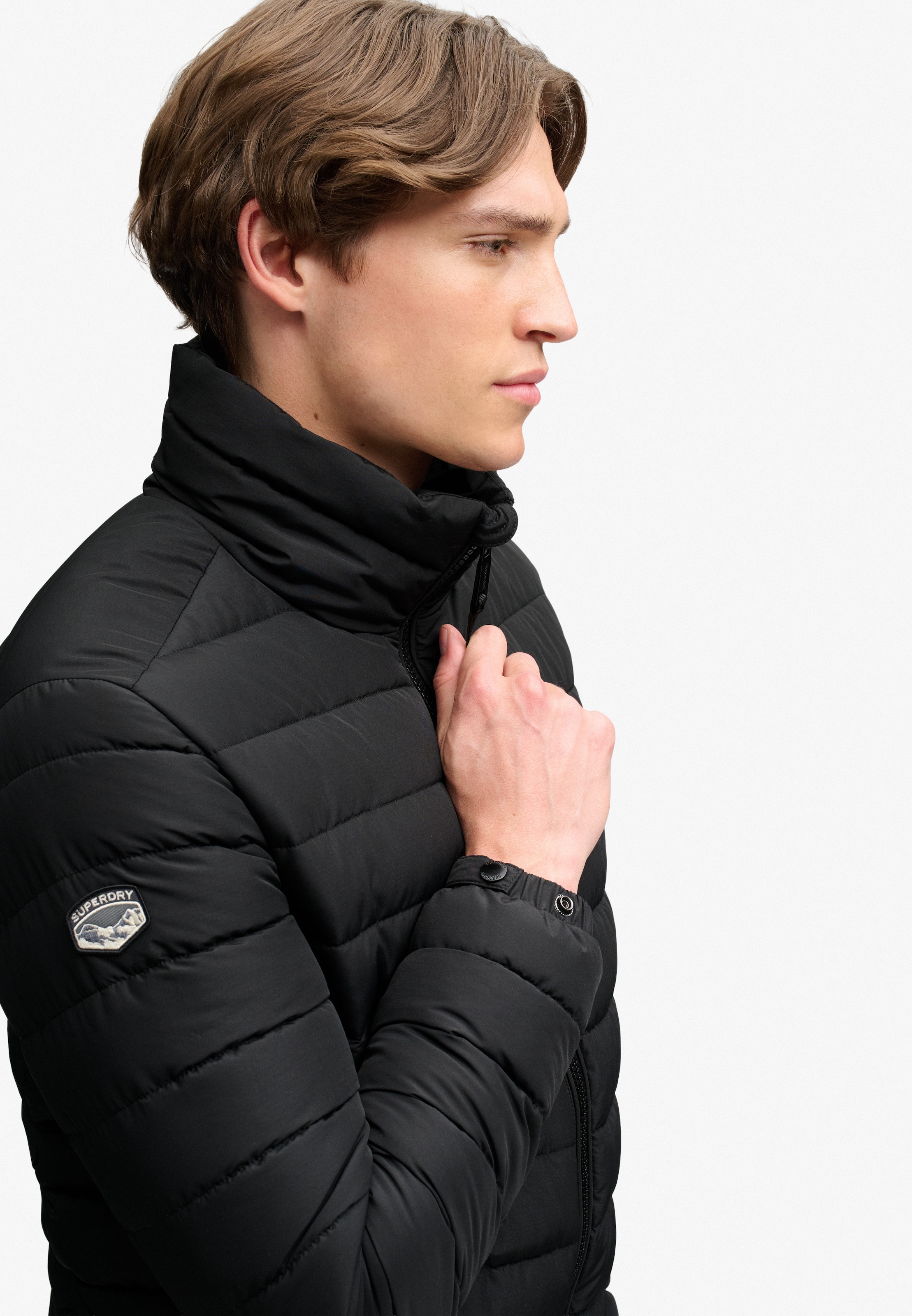 Superdry Steppjacke »FUJI MIDWEIGHT PADDED JKT« Kunstfaser, slim fit