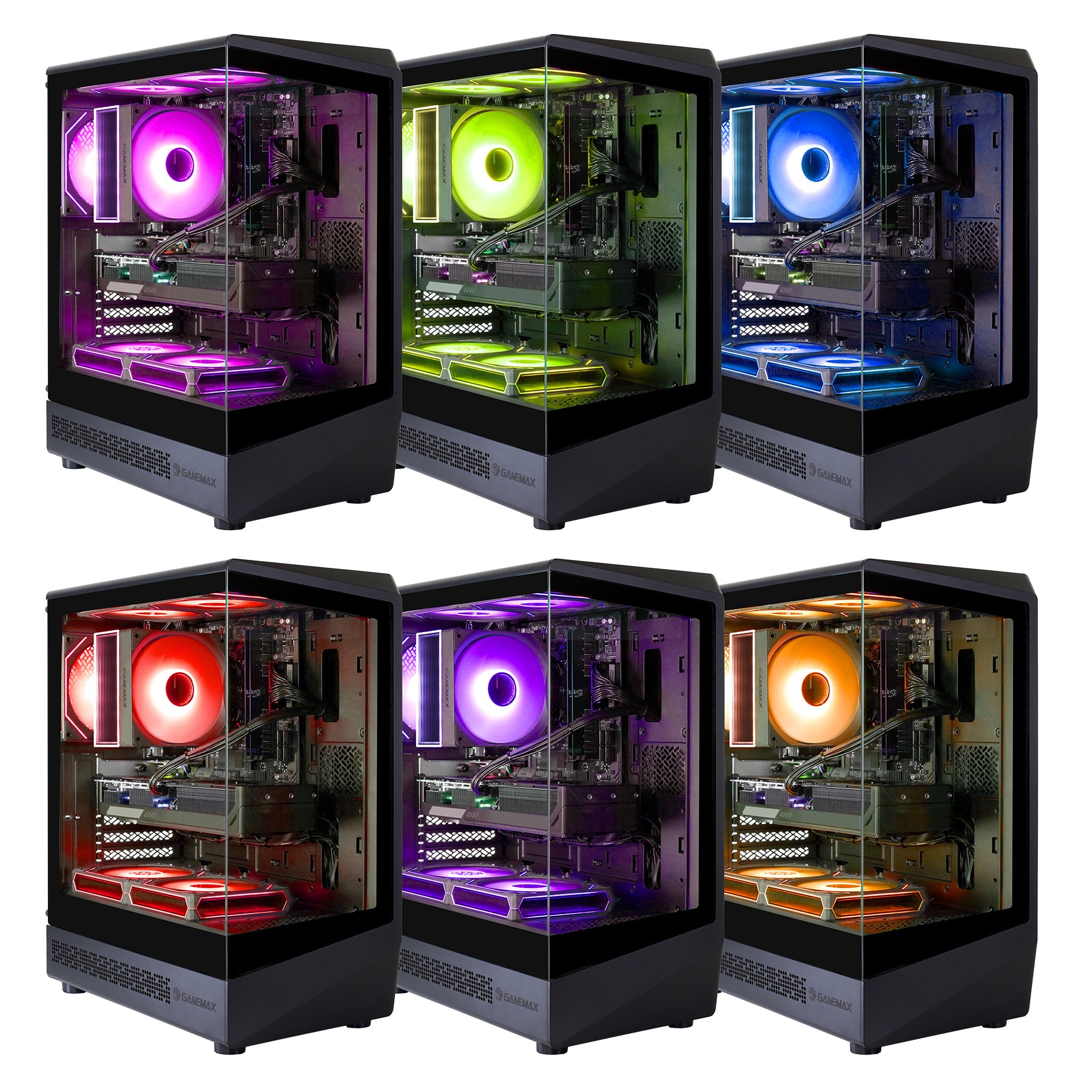 GAMEMAX Gaming-PC »VISTA COC AB 8042 AMD Ryzen 7 9700X 16GB DDR5 1TB SSD RX 9070 XT« Windows 11, DDR5 RAM