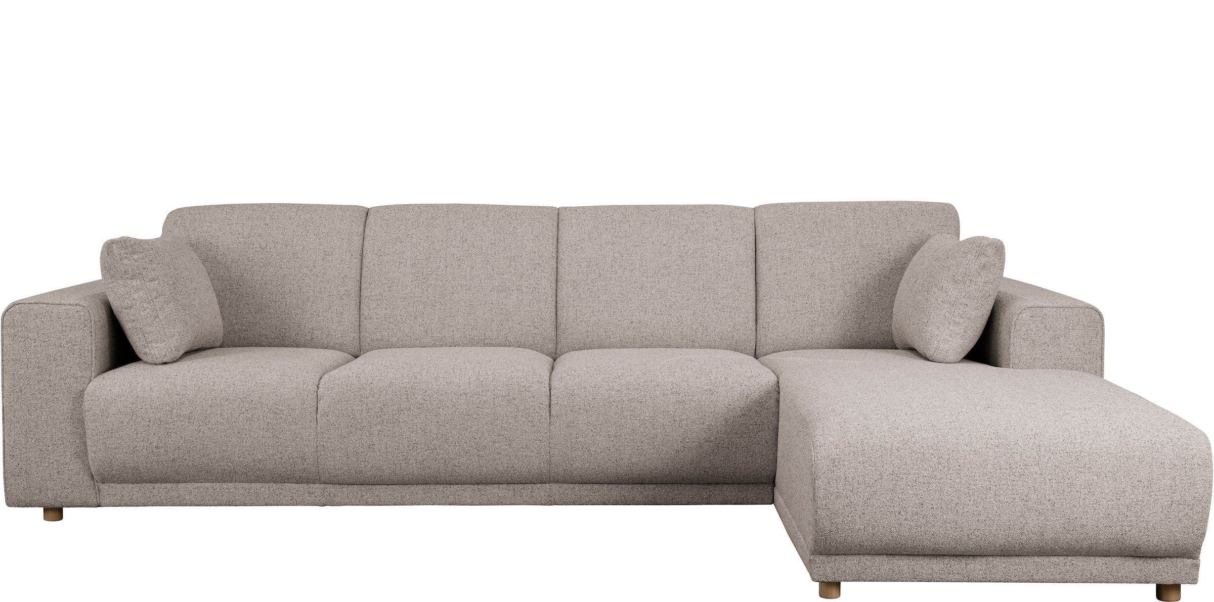 Home affaire Ecksofa »LEMPS wahlweise Recamiere links oder rechts L-Form«, incl. Zierkissen, Stellmaße 297x162 cm