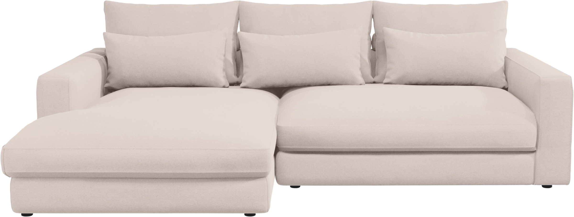 Home affaire Ecksofa »Darwin, viele Kissen, extra tiefe Sitzfläche, 271/89/ günstig online kaufen