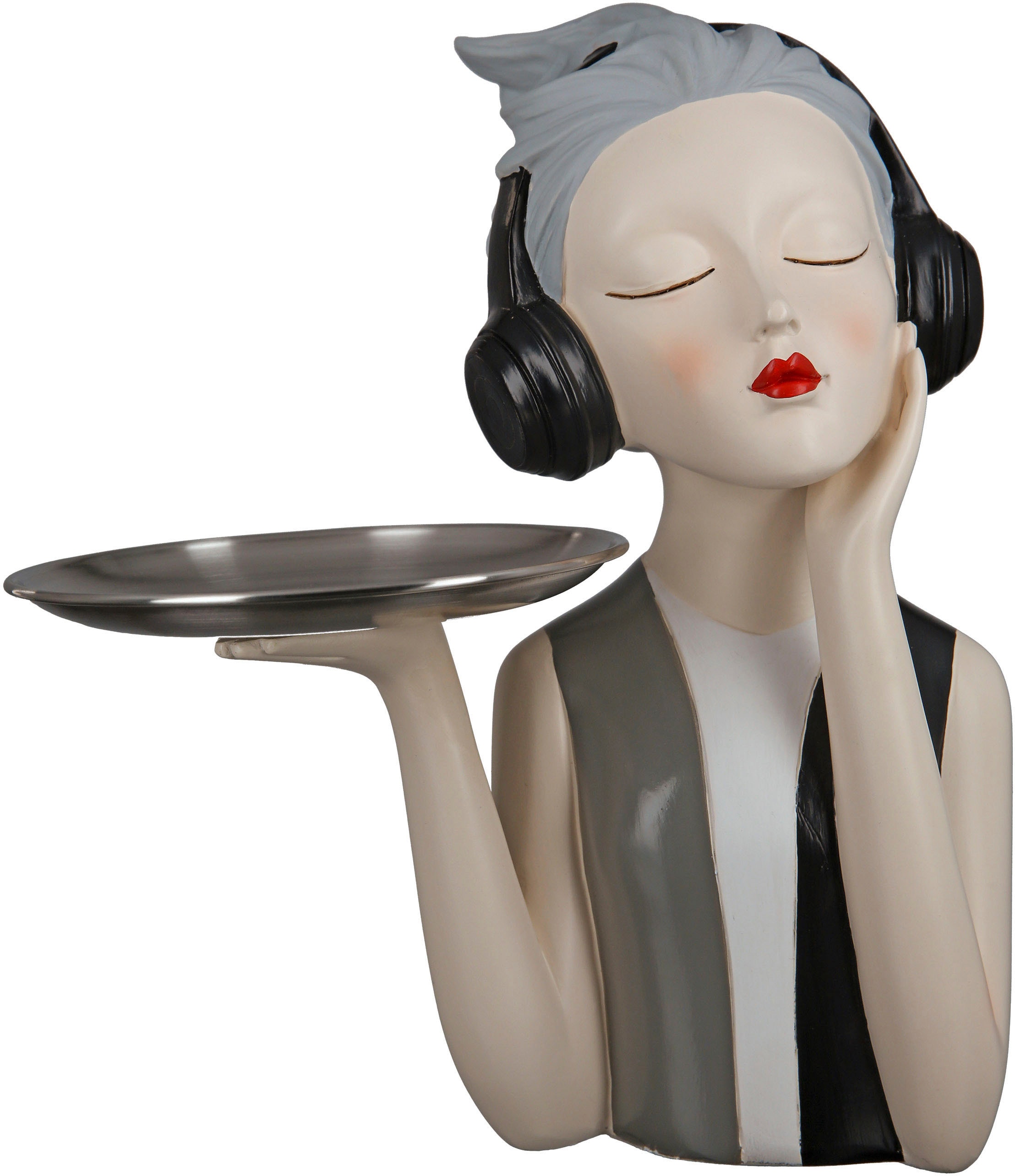 GILDE Dekofigur »Figur Girl mit Kopfhörer« auf Rechnung bestellen
