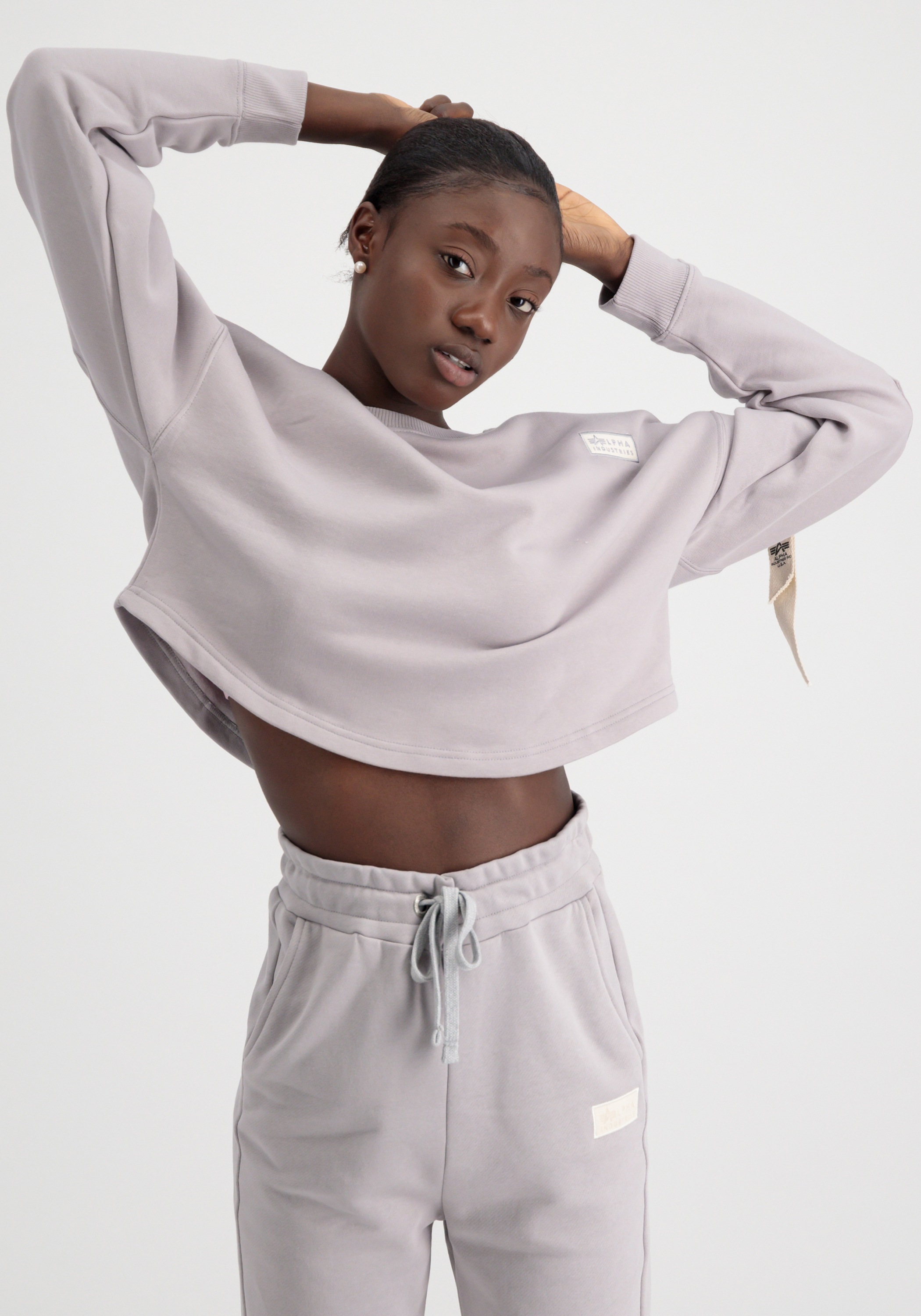 Alpha Industries Sweater »Organics Cropped OS Sweater Wmn«