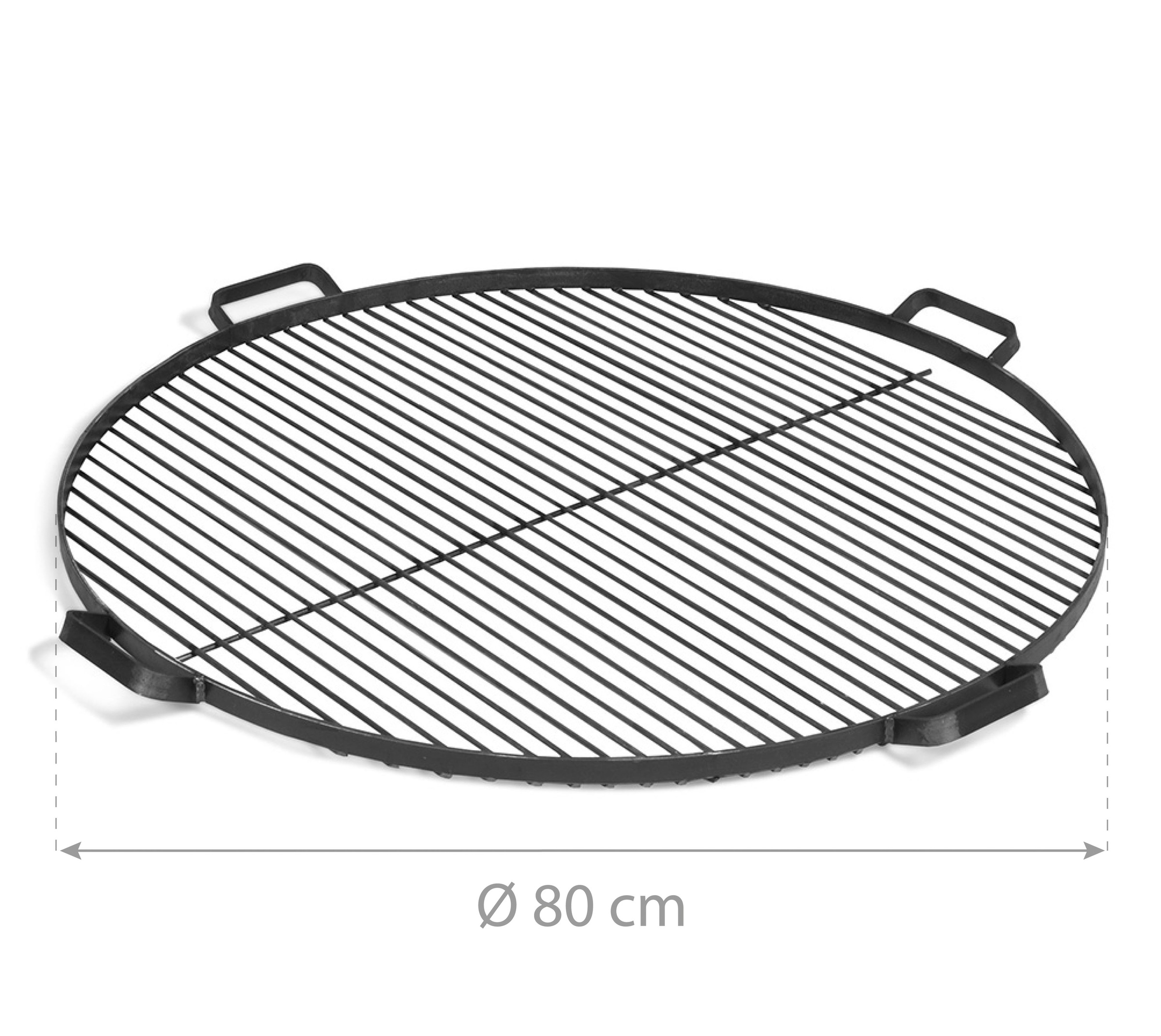 CookKing Grillrost, inkl. 4 Griffen, Ø 80 cm